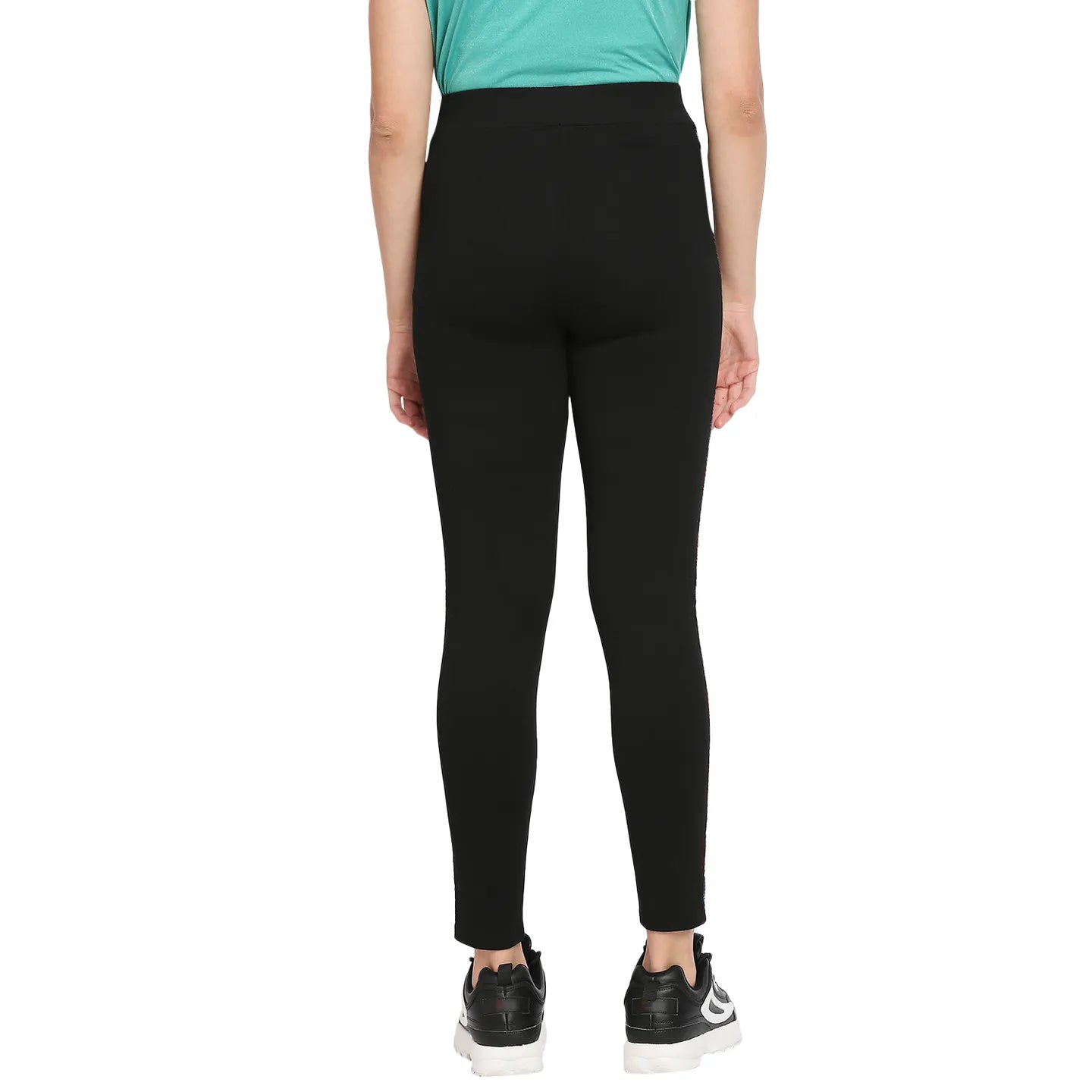 Being Human Clothing Women Skin Tight Leggings-Jet Black