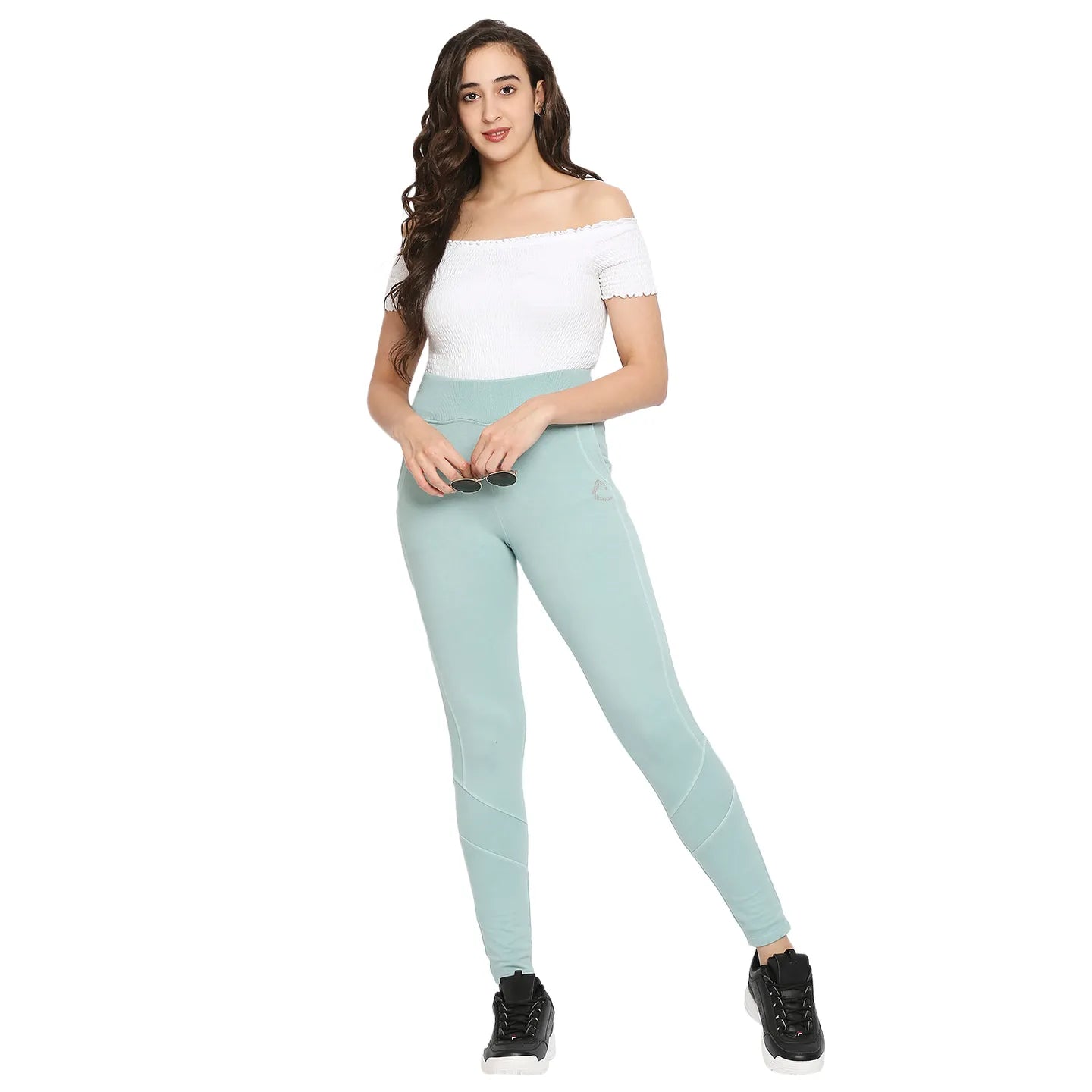 Women skin tight Leggings-Seafoam by Being Human Clothing
