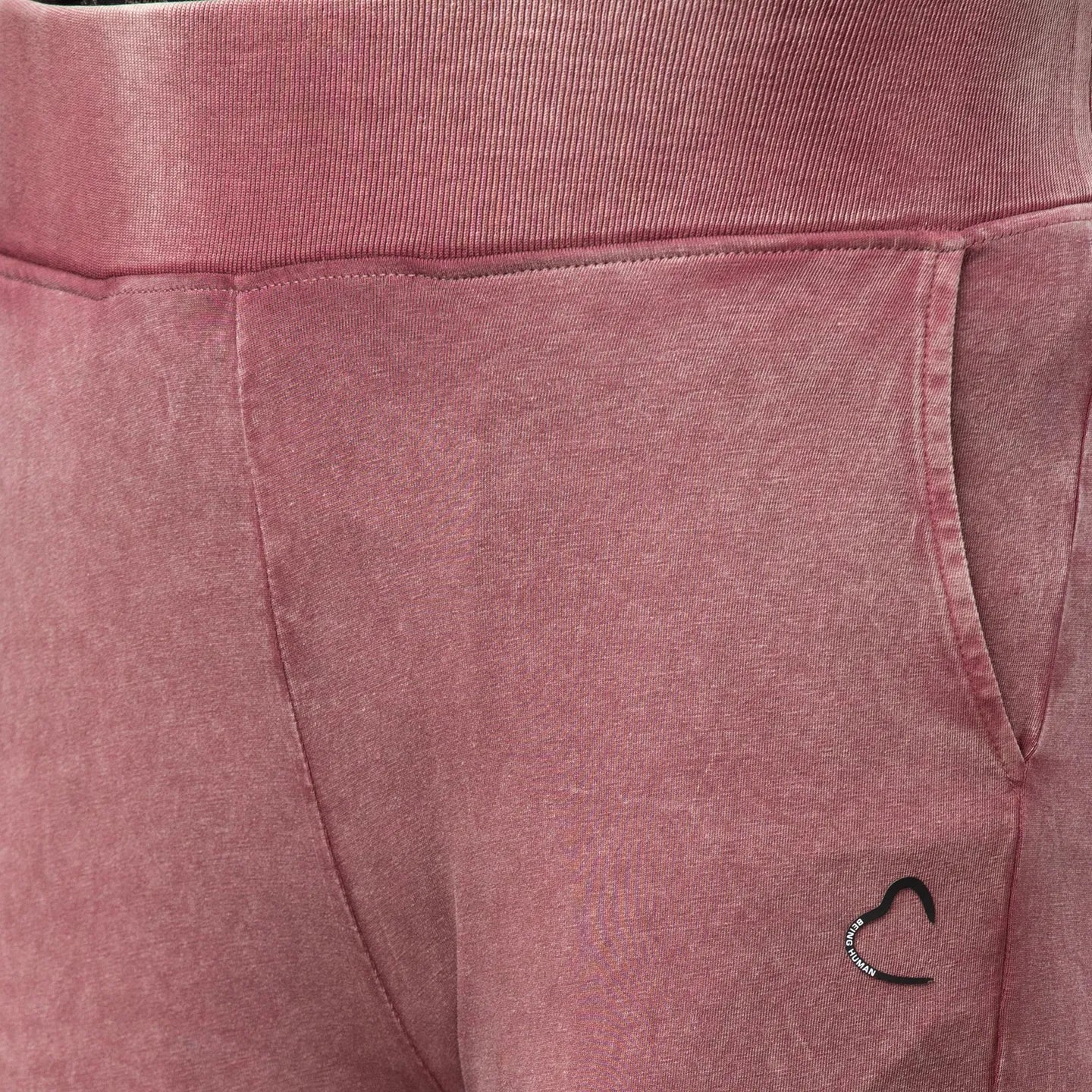 Women skin tight Leggings-Raspberry by Being Human Clothing