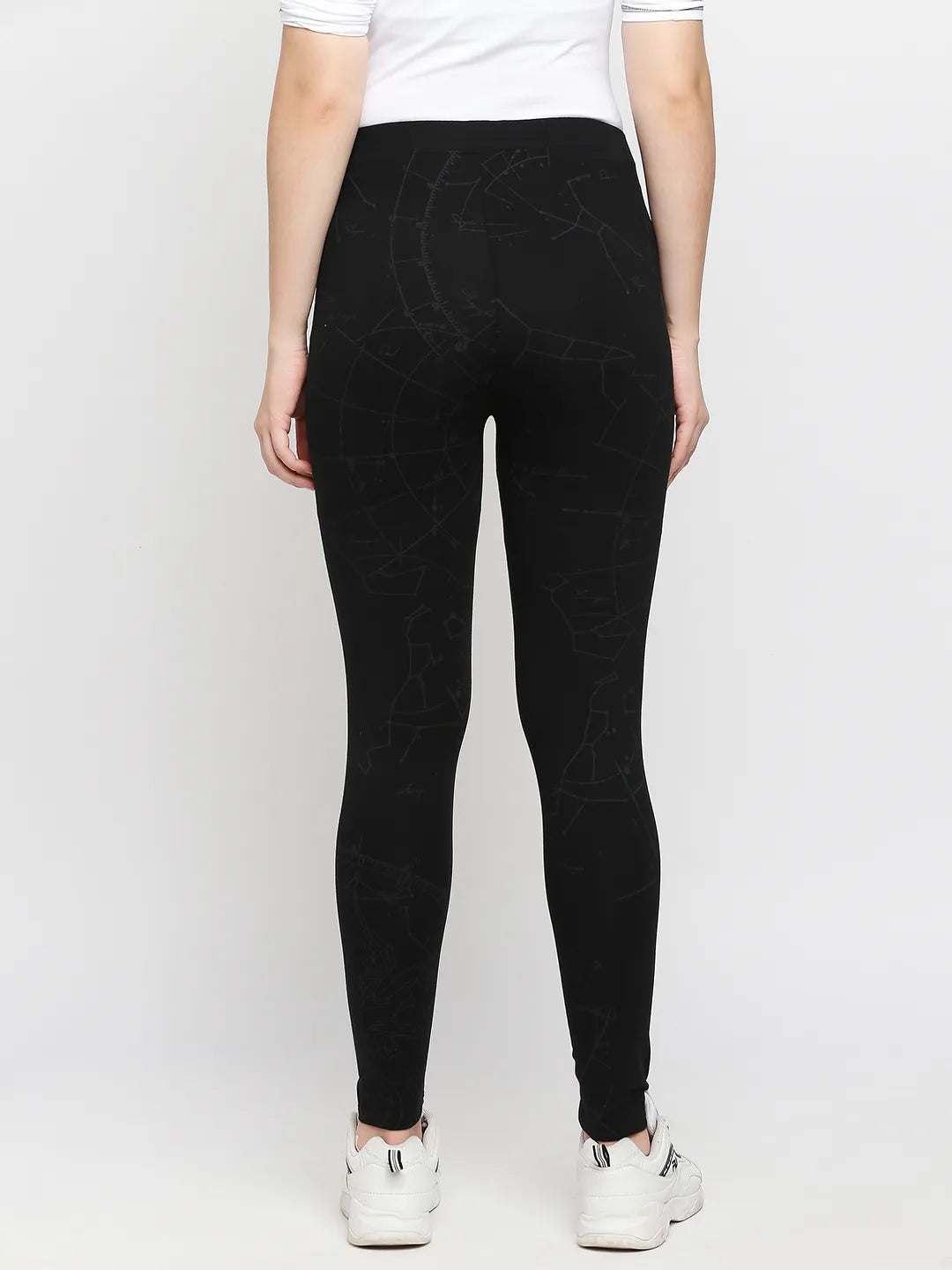 Being Human Clothing Women Skin Tight Leggings-Jet Black