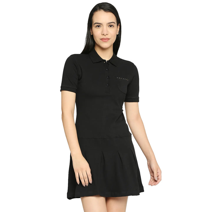 Black Slim Fit Women's Cotton Leggings By Being Human Clothing