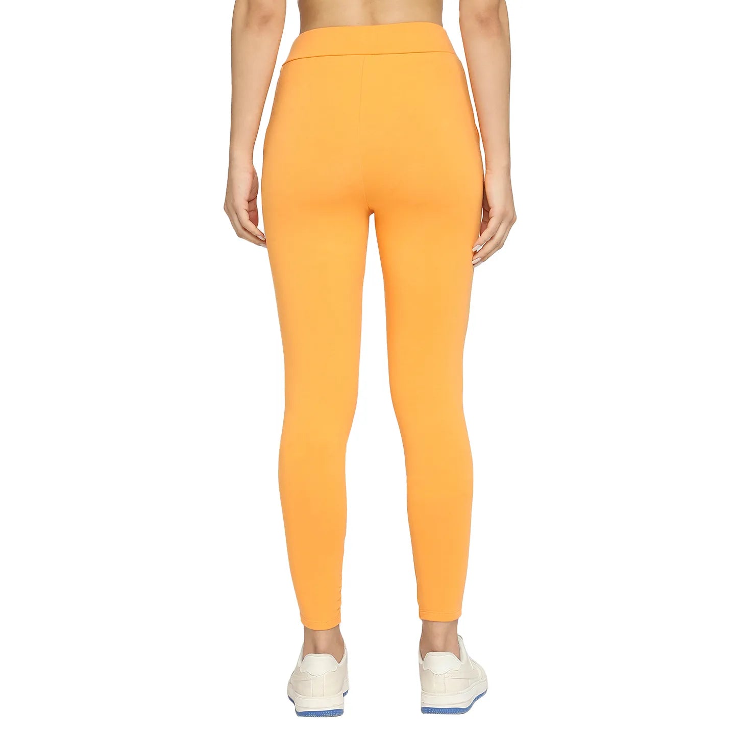 Being Human Clothing Women Skin Tight Leggings-Mock Orange