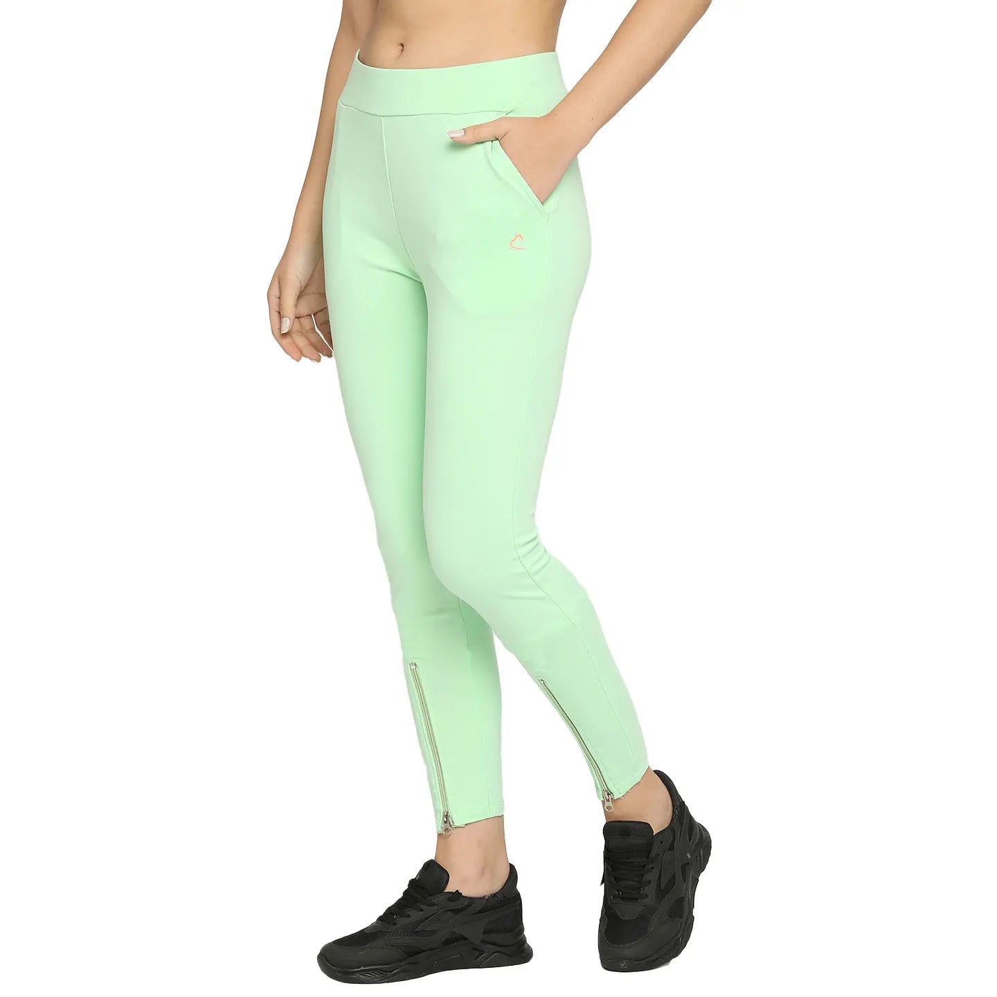 Being Human Clothing Women Skin Tight Leggings-Patina Green