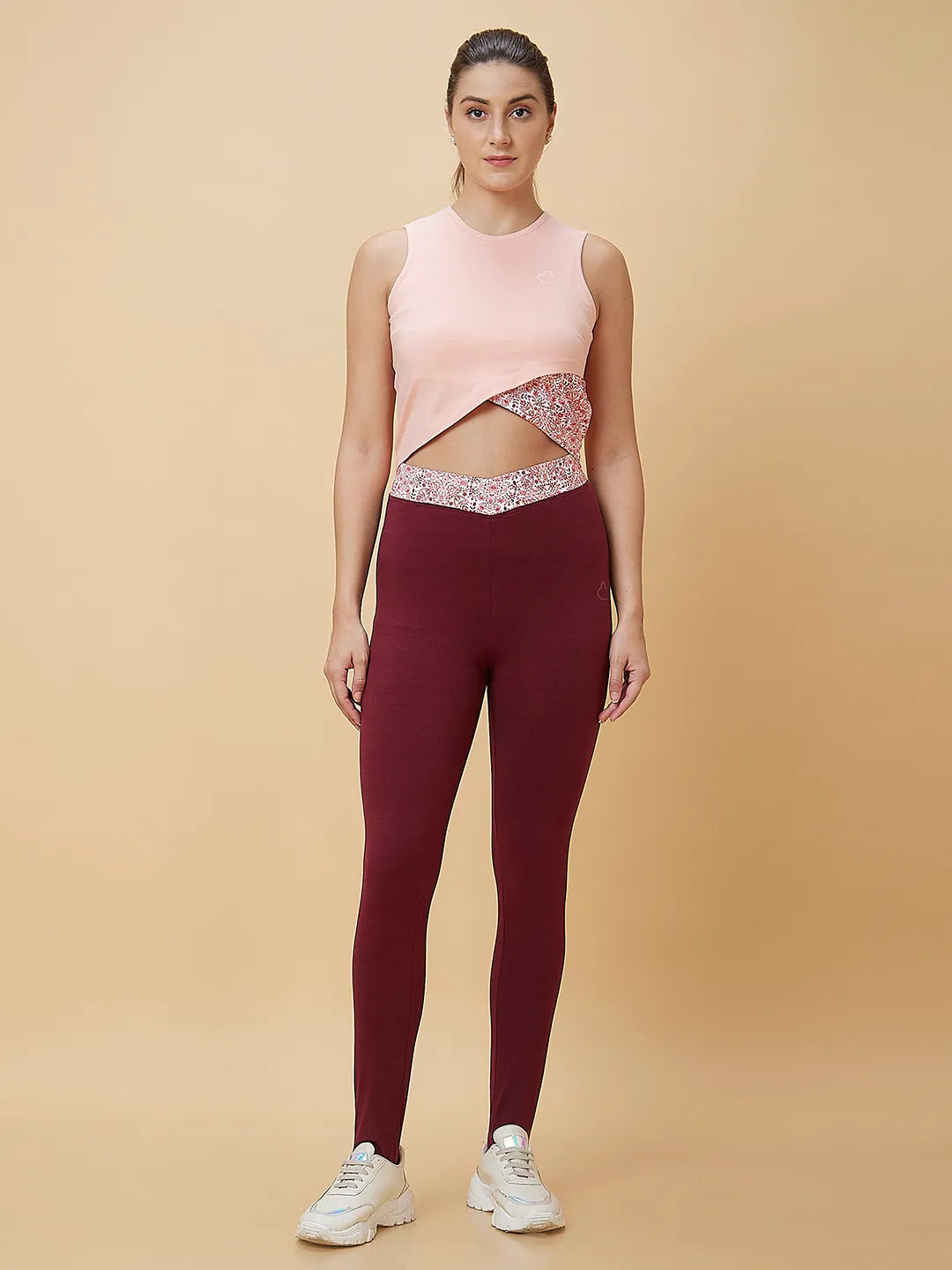 Being Human Clothing Women Legging Fit None Leggings Maroon