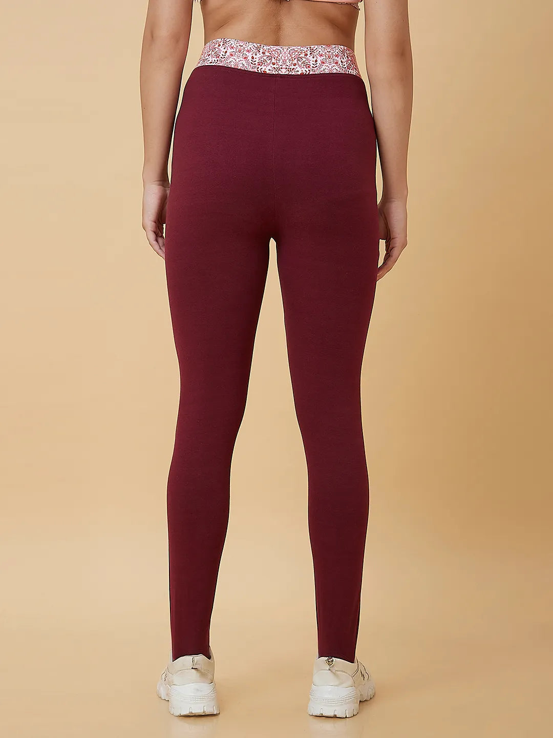 Being Human Clothing Women Legging Fit None Leggings Maroon
