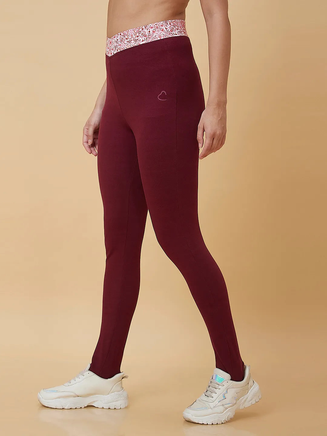 Being Human Clothing Women Legging Fit None Leggings Maroon