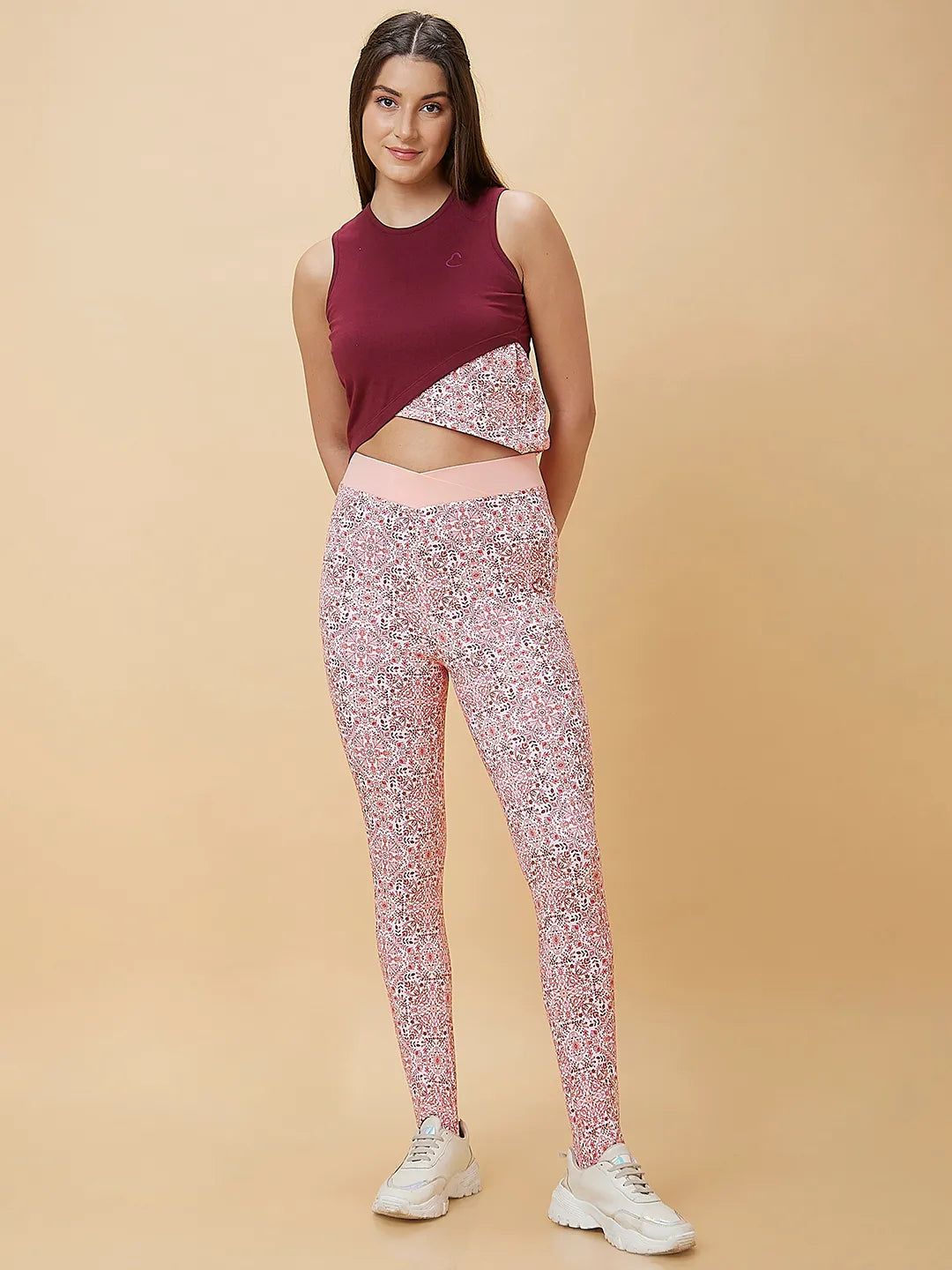 Being Human Clothing Women Legging Fit None Leggings Pink