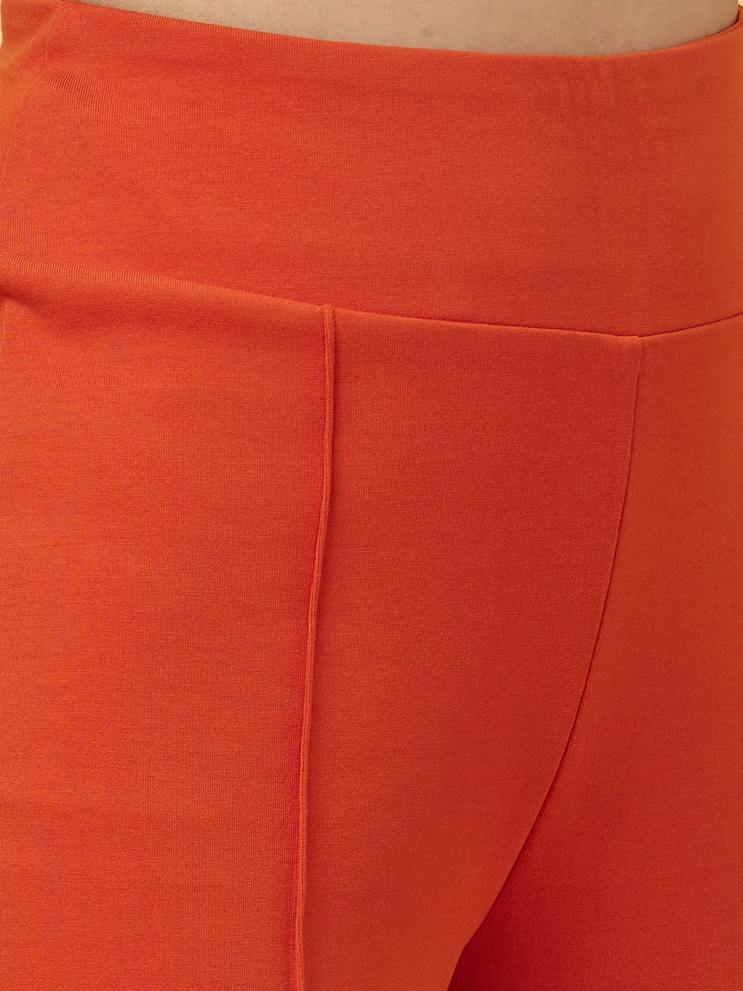 Being Human Clothing Womens-Bottom Leggings Orange