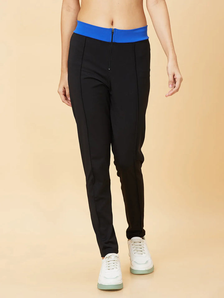 Black Skinny Fit Women's Leggings By Being Human Clothing