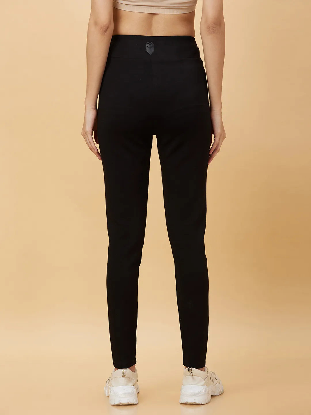 Being Human Clothing Womens-Bottom Leggings Black