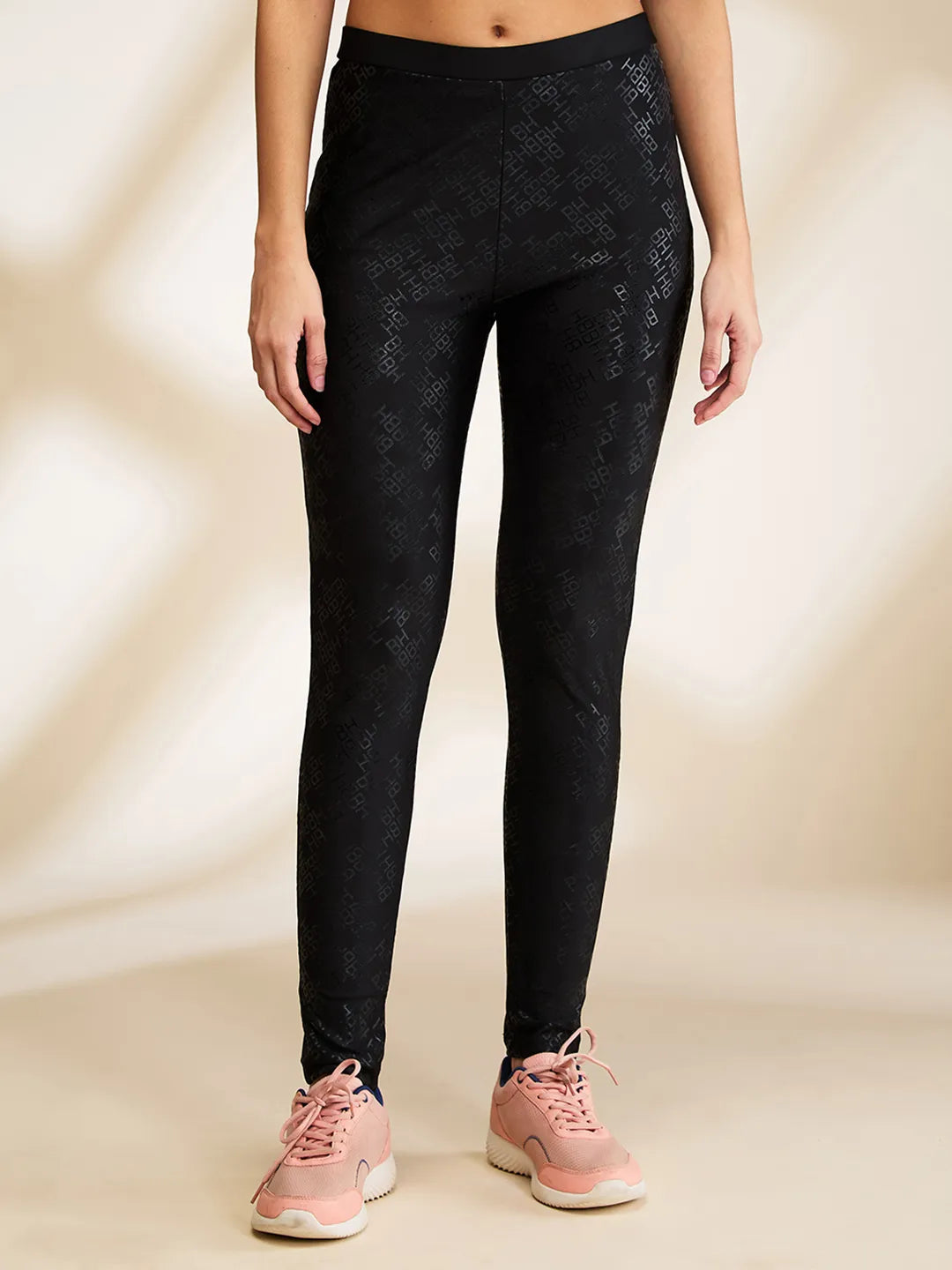 Being Human Clothing Womens-Bottom Leggings Black