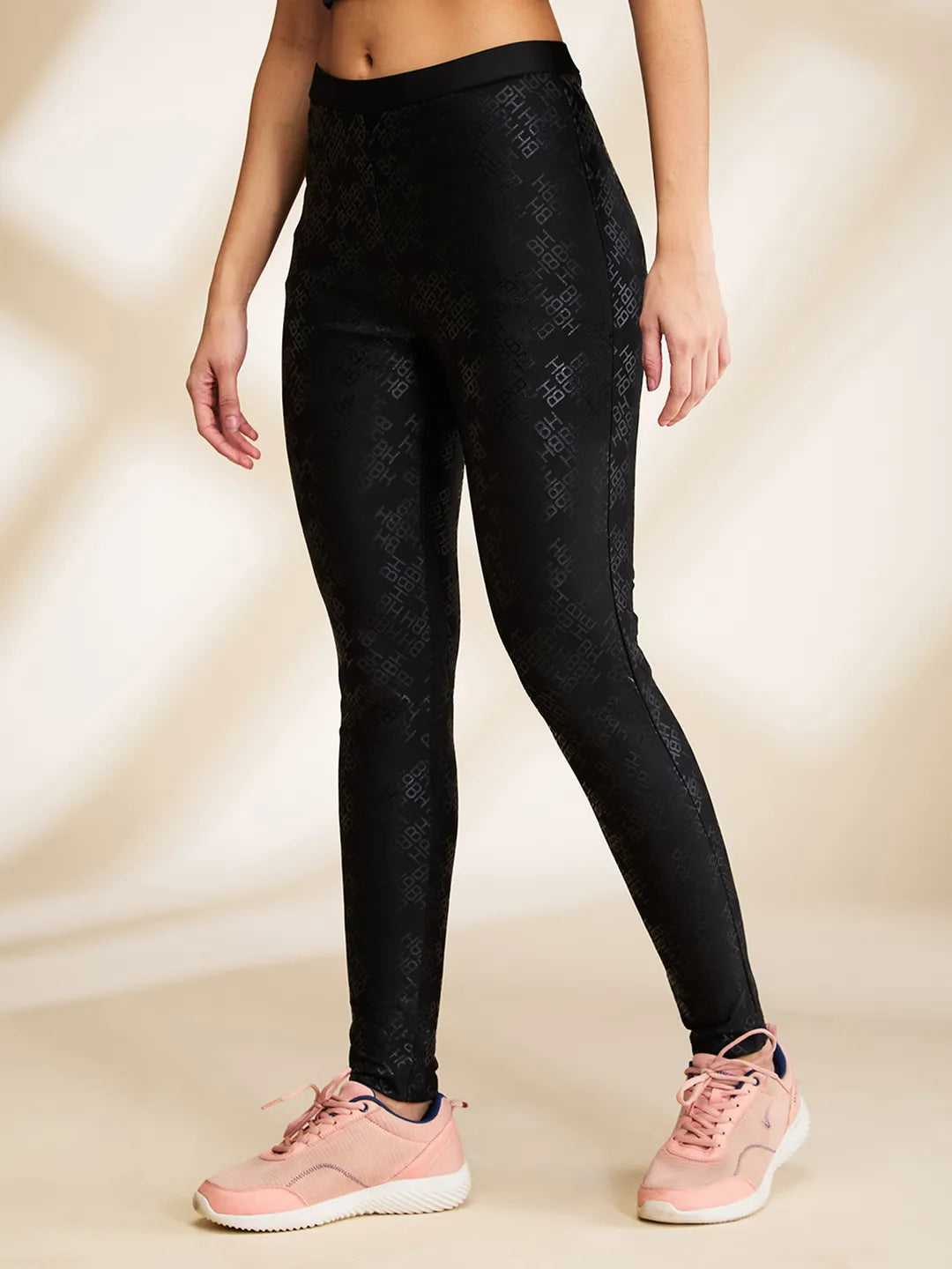 Being Human Clothing Womens-Bottom Leggings Black