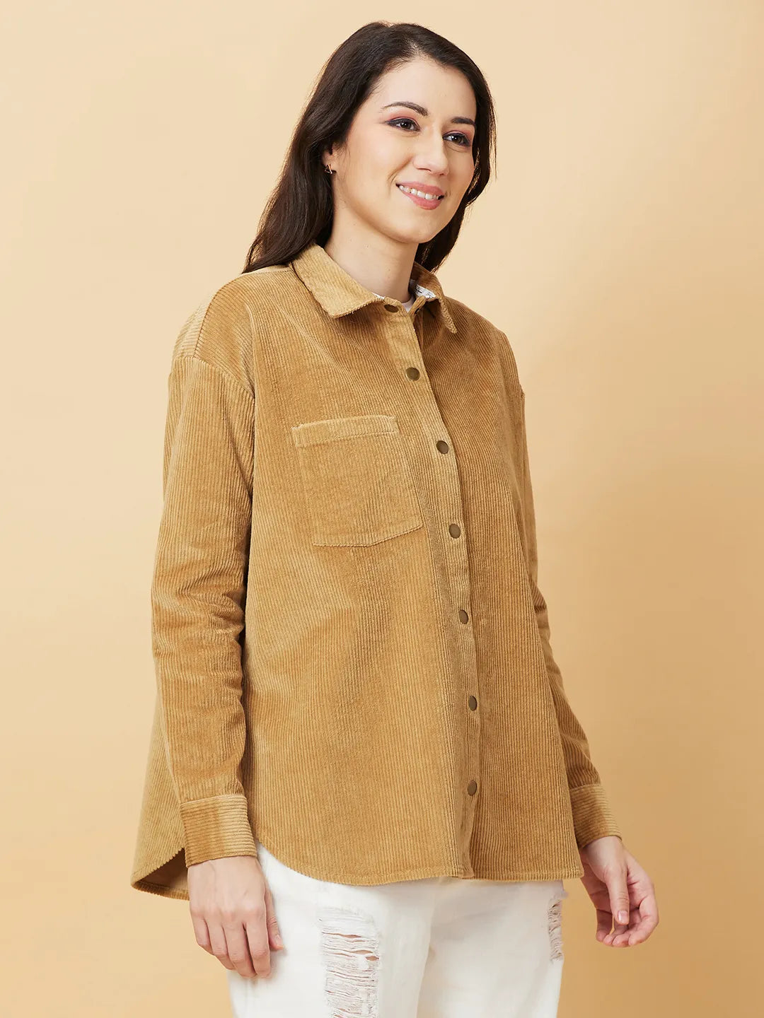 Being Human Clothing Womens-Top Shirts Beige