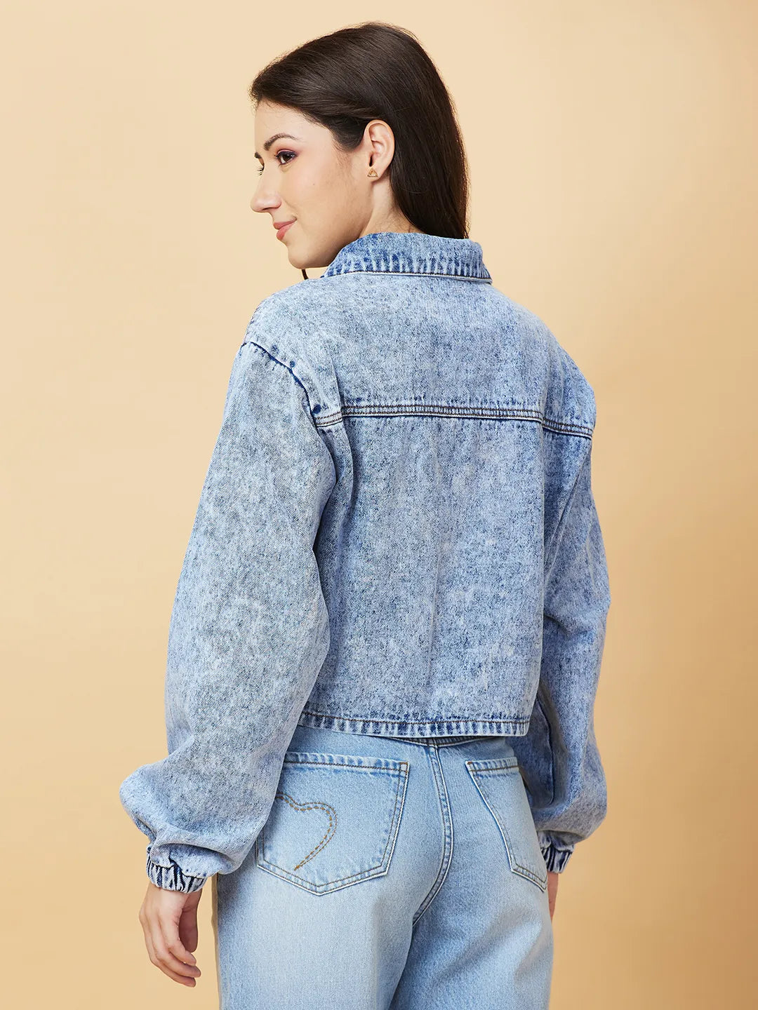 Womens-Top Shirts Stone Wash by Being Human Clothing