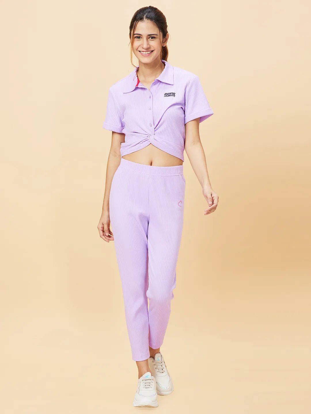 POLO NECK WOMENS PASTEL LILAC by Being Human Clothing