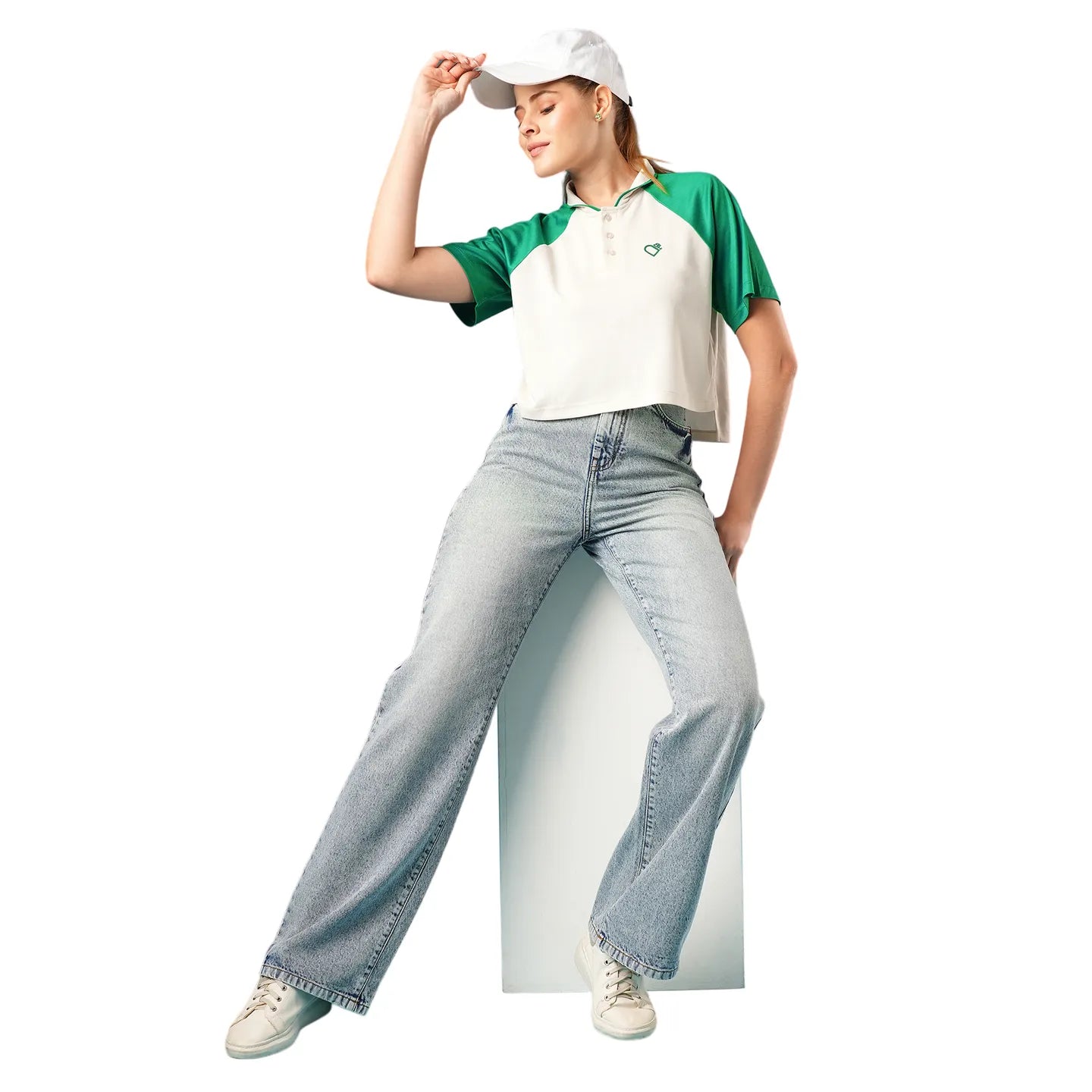 Being Human Clothing-Womens-Top-Polo Neck White