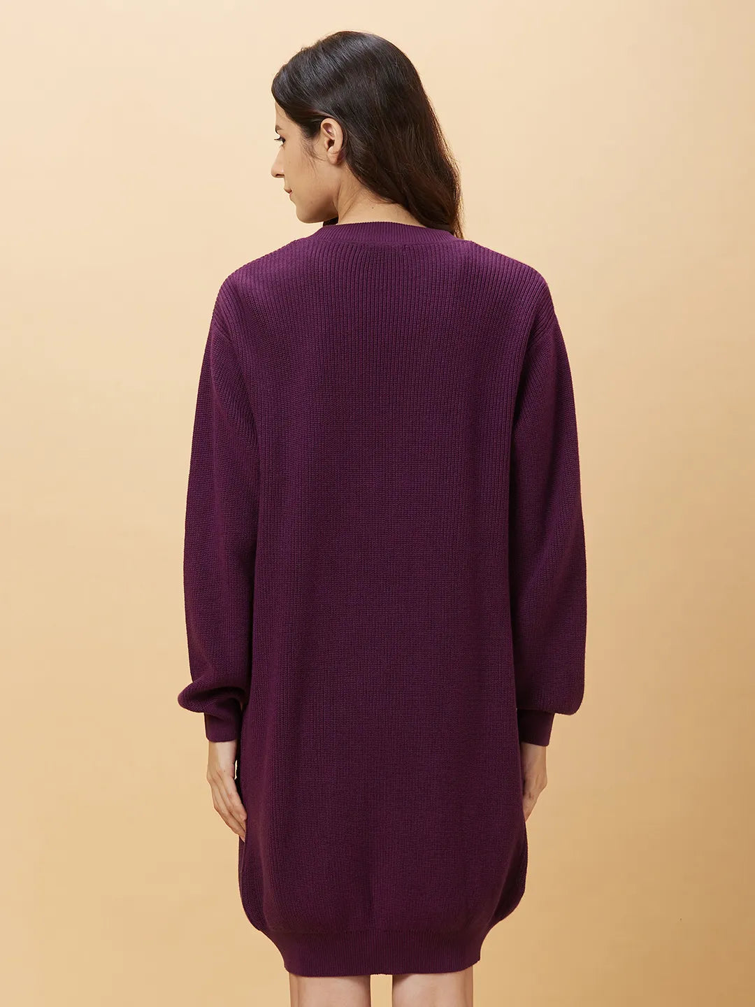 Womens-Top Shrug Purple by Being Human Clothing