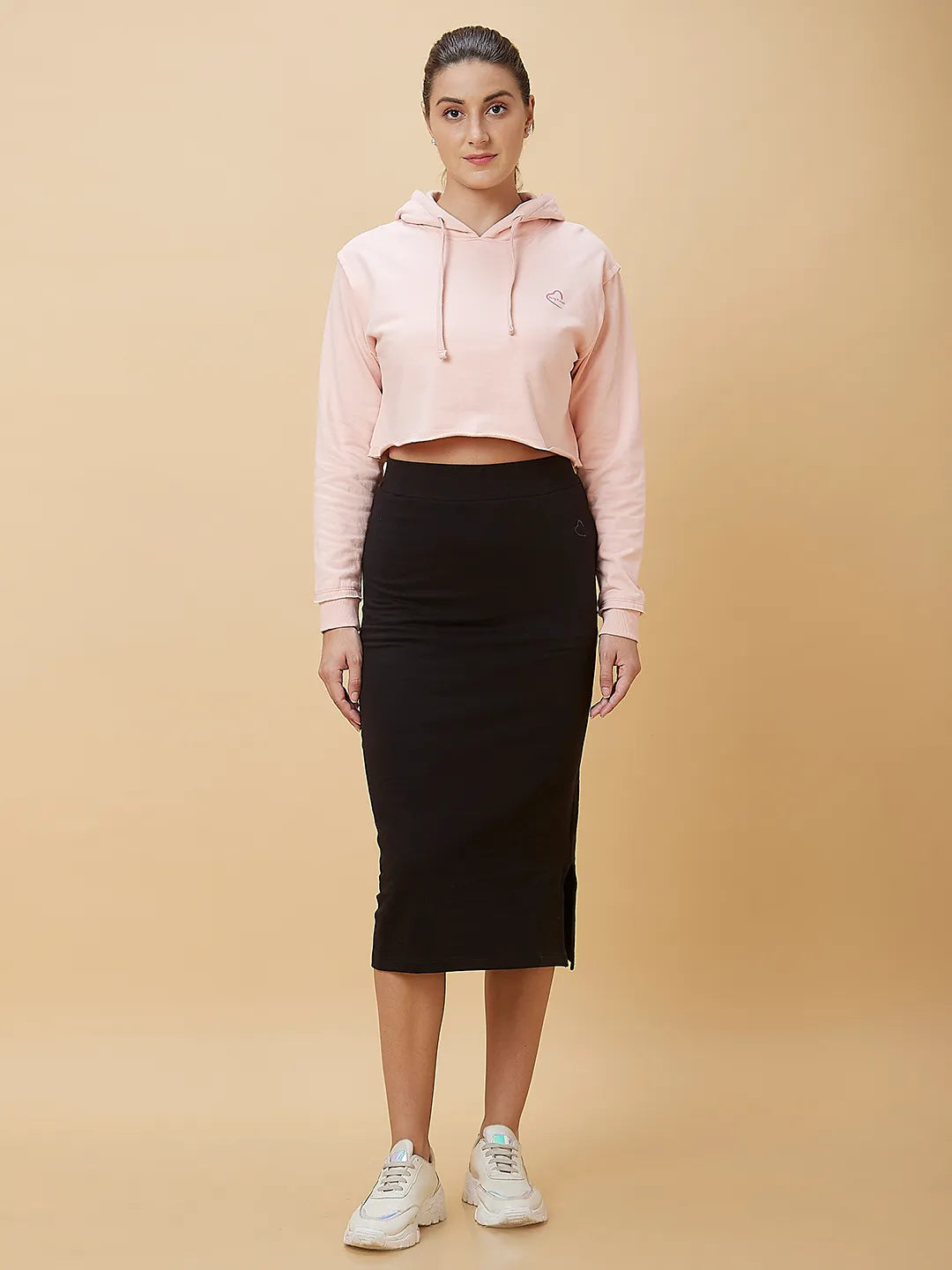 Being Human Clothing Women Fish Cut Fit None Skirts Black