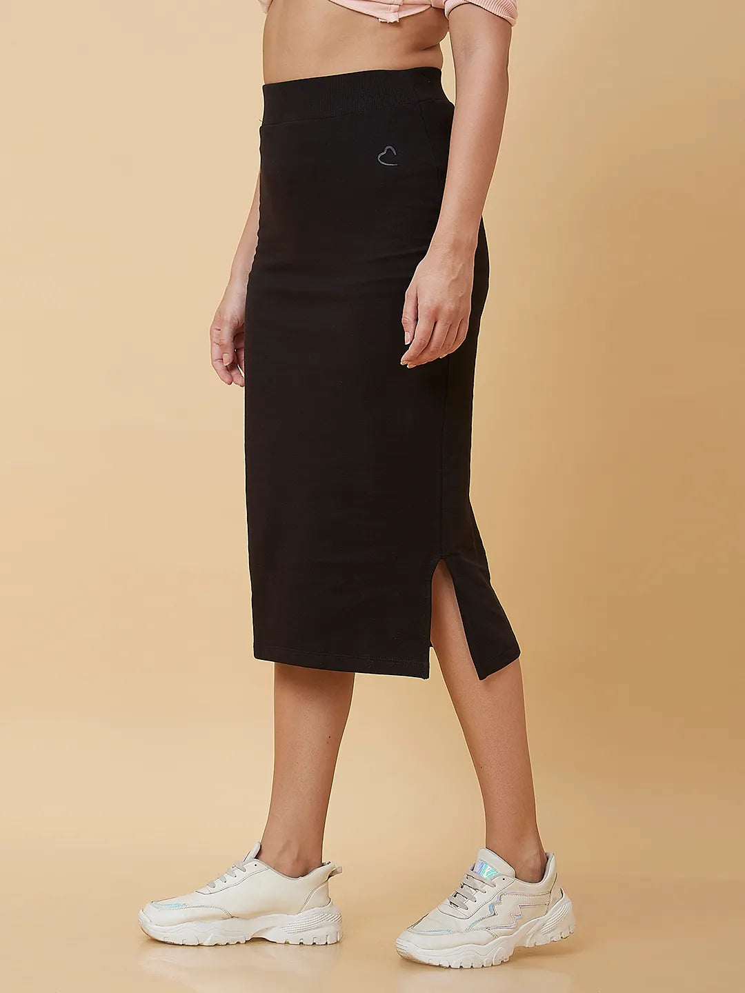 Being Human Clothing Women Fish Cut Fit None Skirts Black