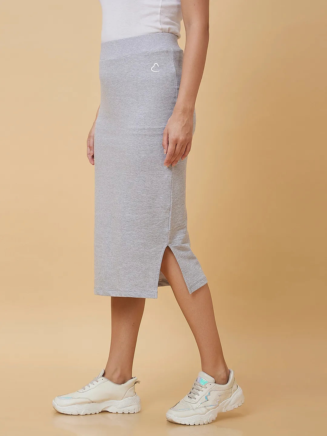 Being Human Clothing Women Fish Cut Fit None Dress Grey