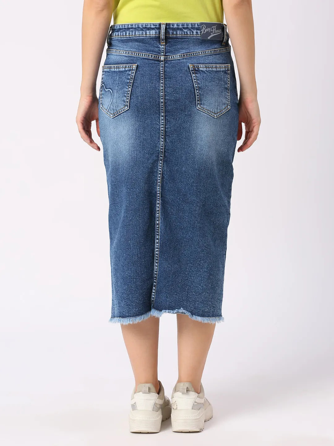 Being Human Clothing Skirts Womens Mid Blue Wash