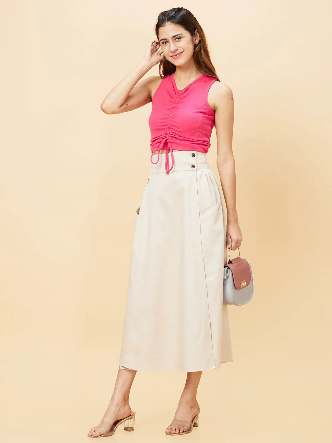 Being Human Clothing Skirts Womens Almond Milk