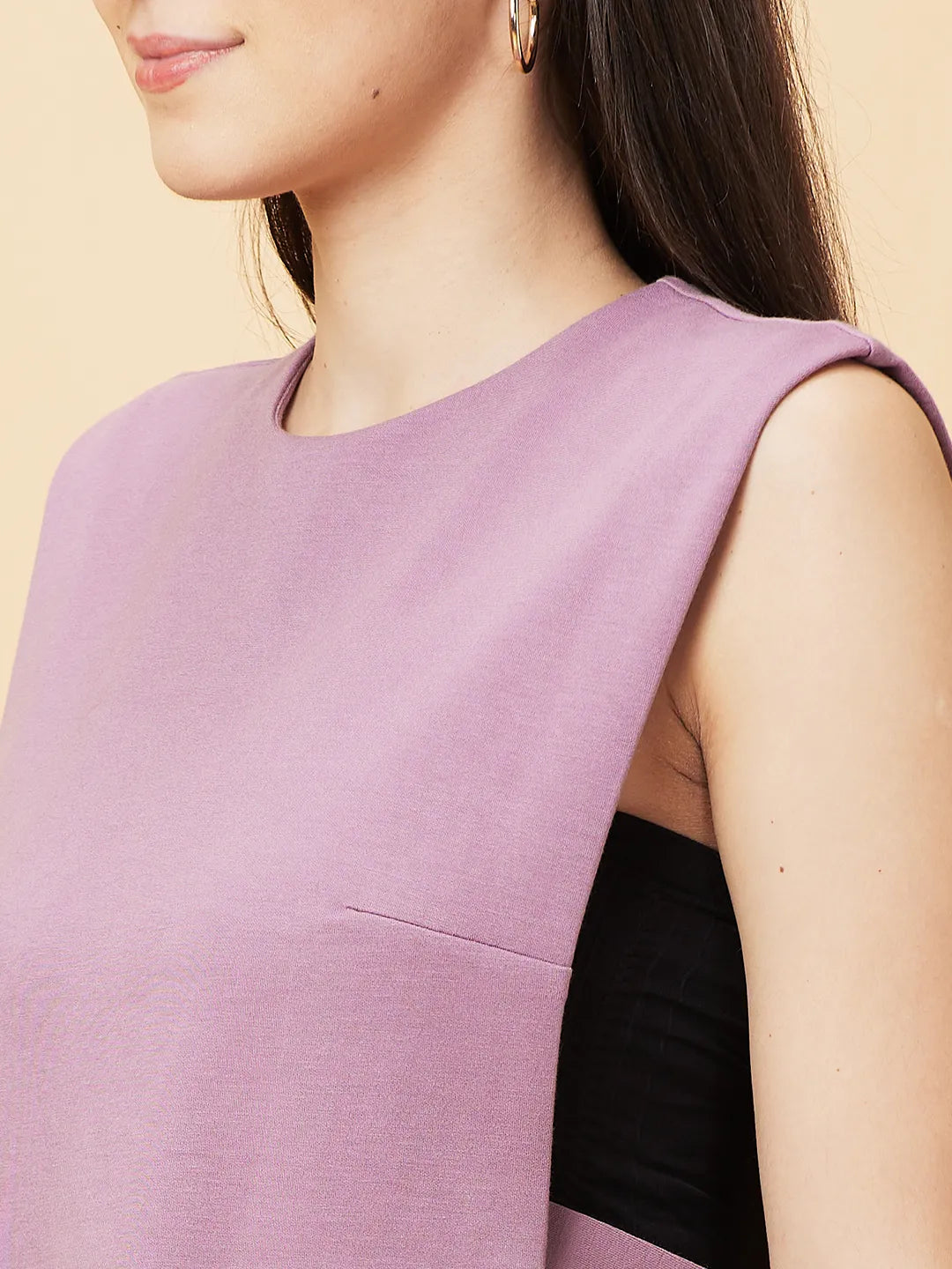 Womens-Top Sweatshirt Mauve by Being Human Clothing