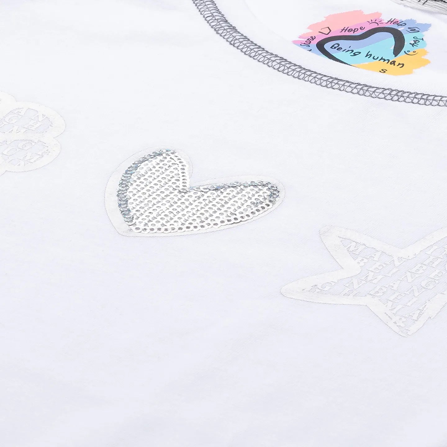 Being Human Clothing  Women Slim Fit Crew Neck Crop T-Shirts-White