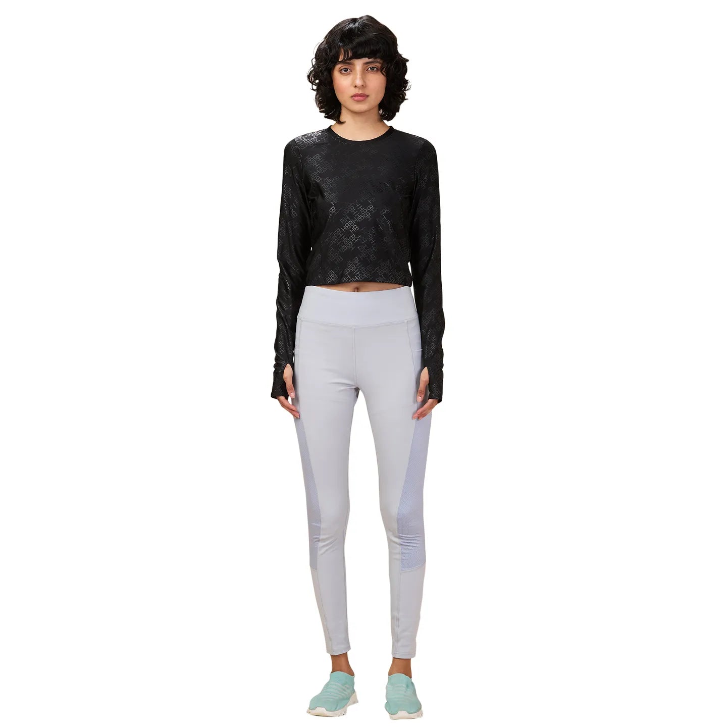 Being Human Clothing Womens-Top Crew Neck Black