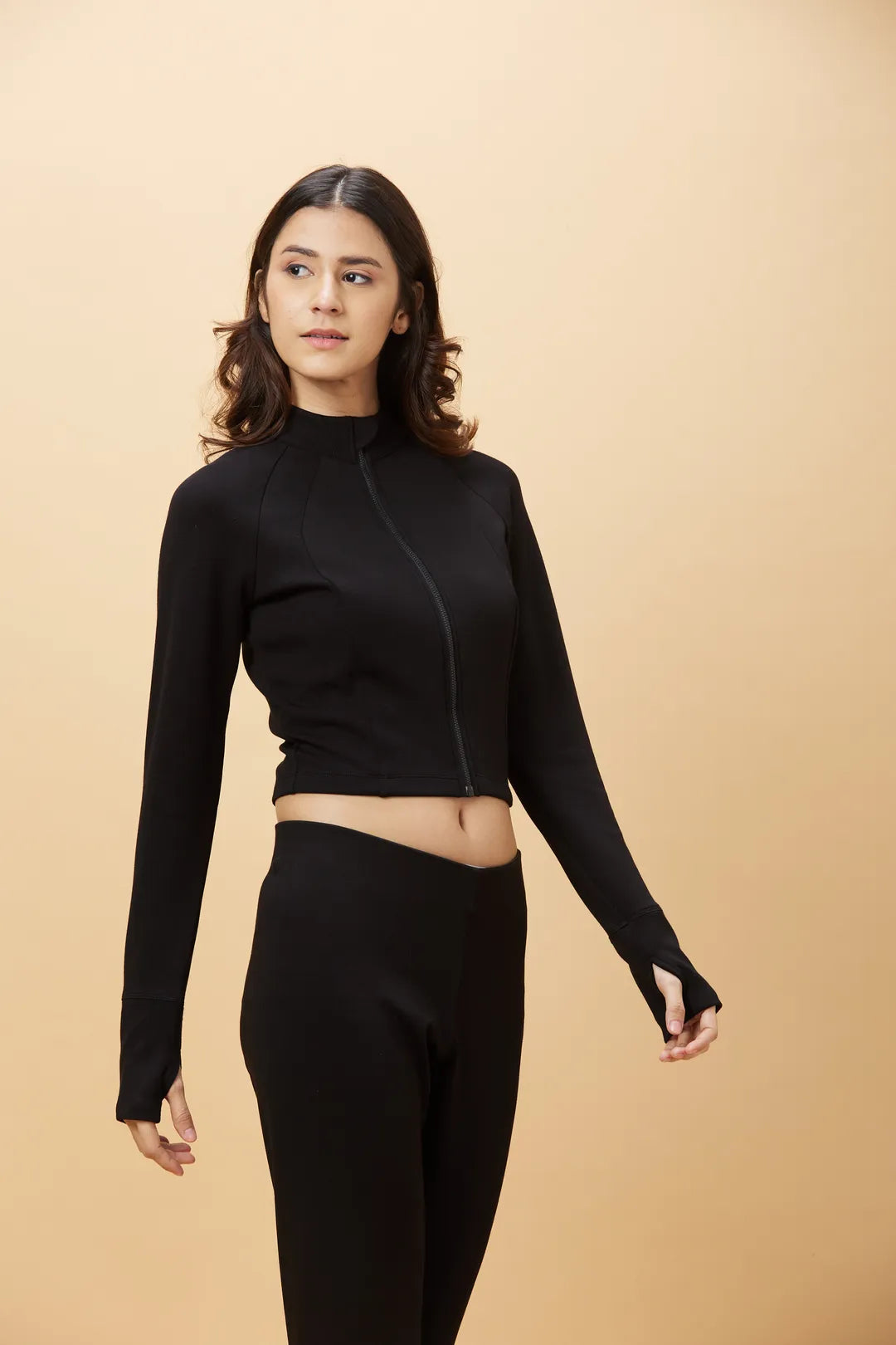 Being Human Clothing Womens-Top Crew Neck Black