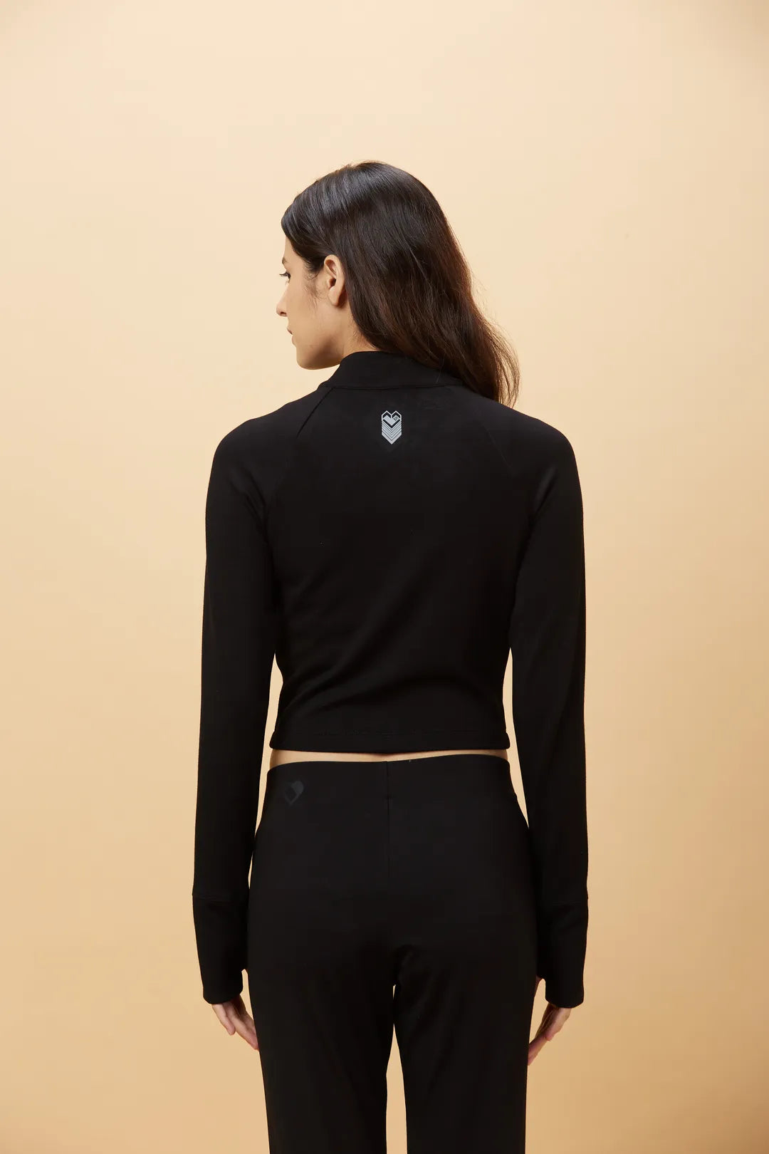 Being Human Clothing Womens-Top Crew Neck Black