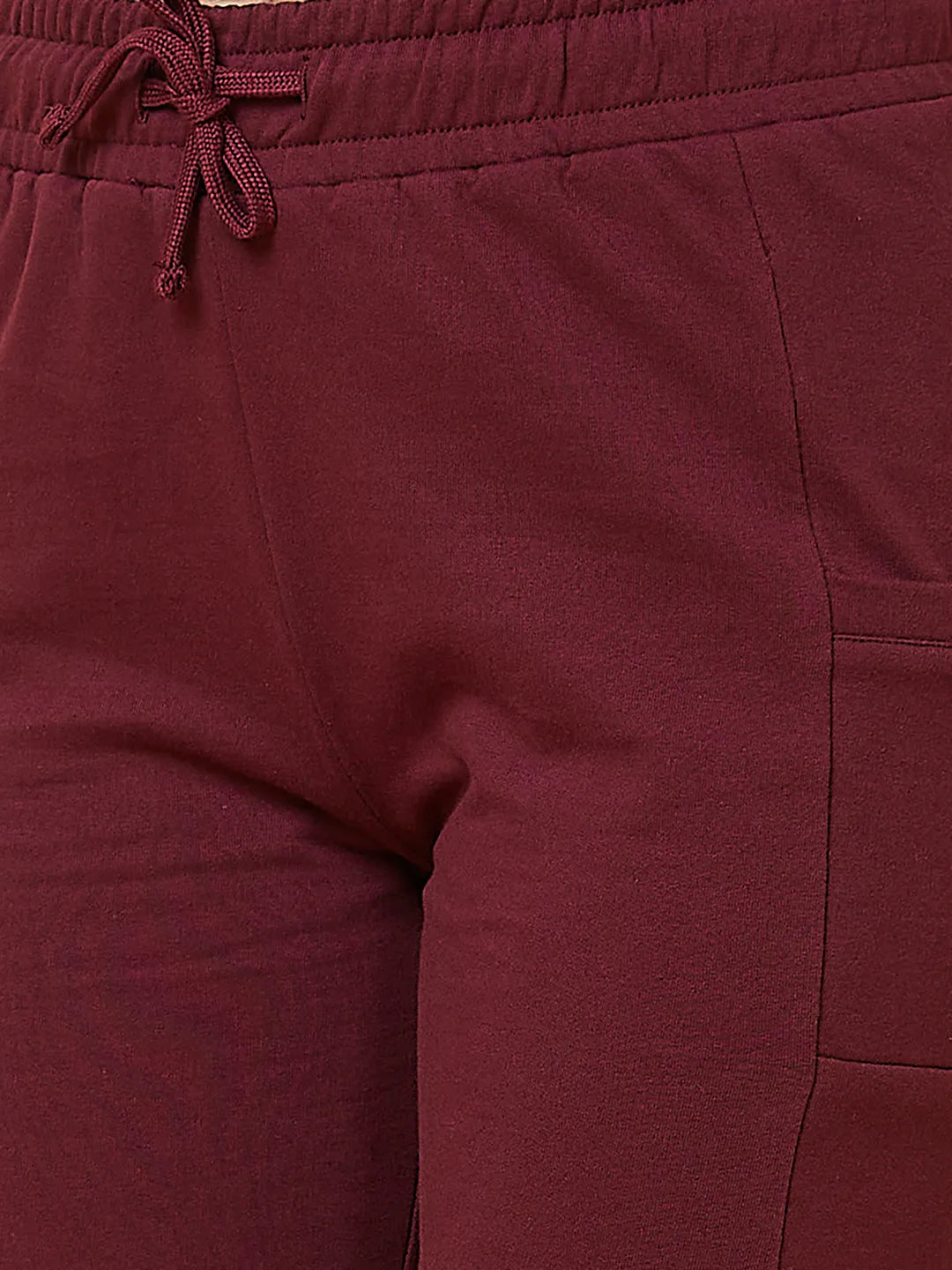 Being Human Clothing Women Regular Fit None Track Maroon