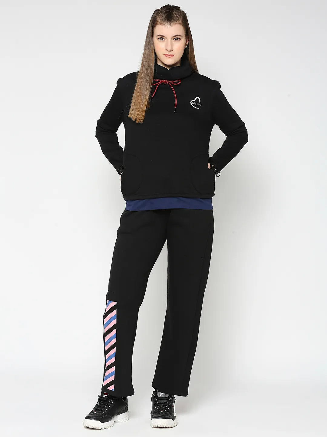 Being Human Clothing Women Regular Fit Track-Black