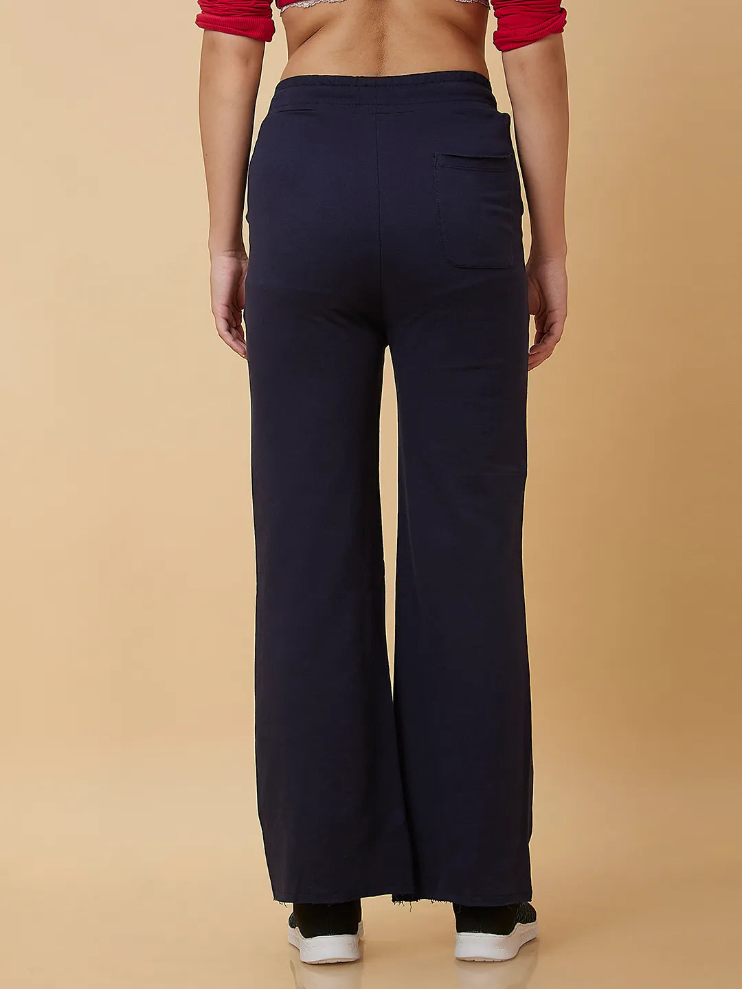 Being Human Clothing Women Wide Leg Fit None Track Navy