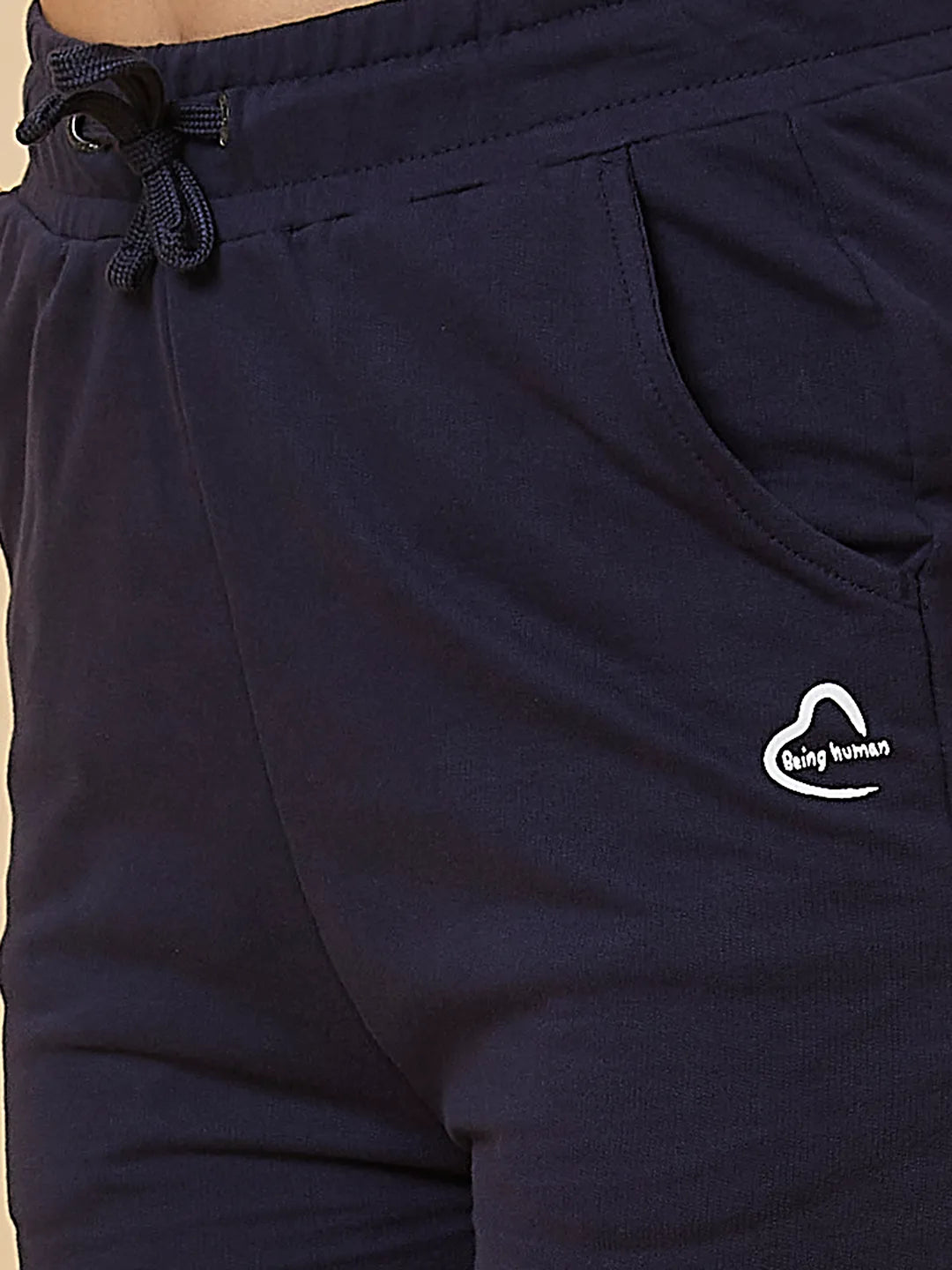 Being Human Clothing Women Wide Leg Fit None Track Navy