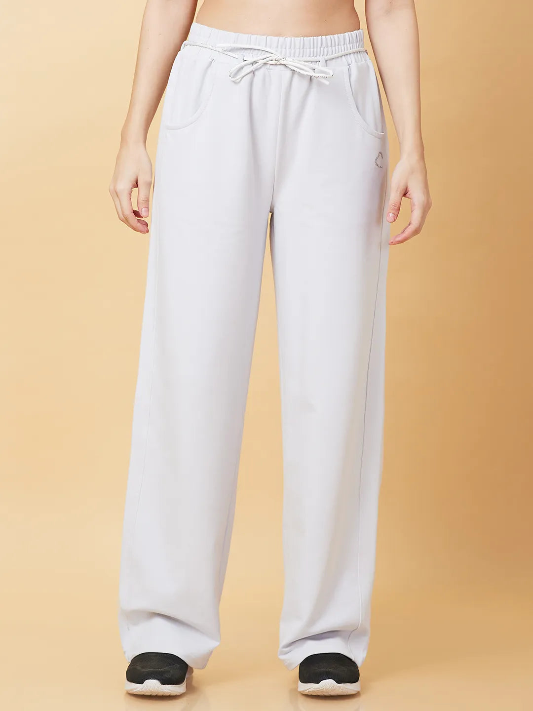 Being Human Clothing Womens-Bottom Track Ice Grey