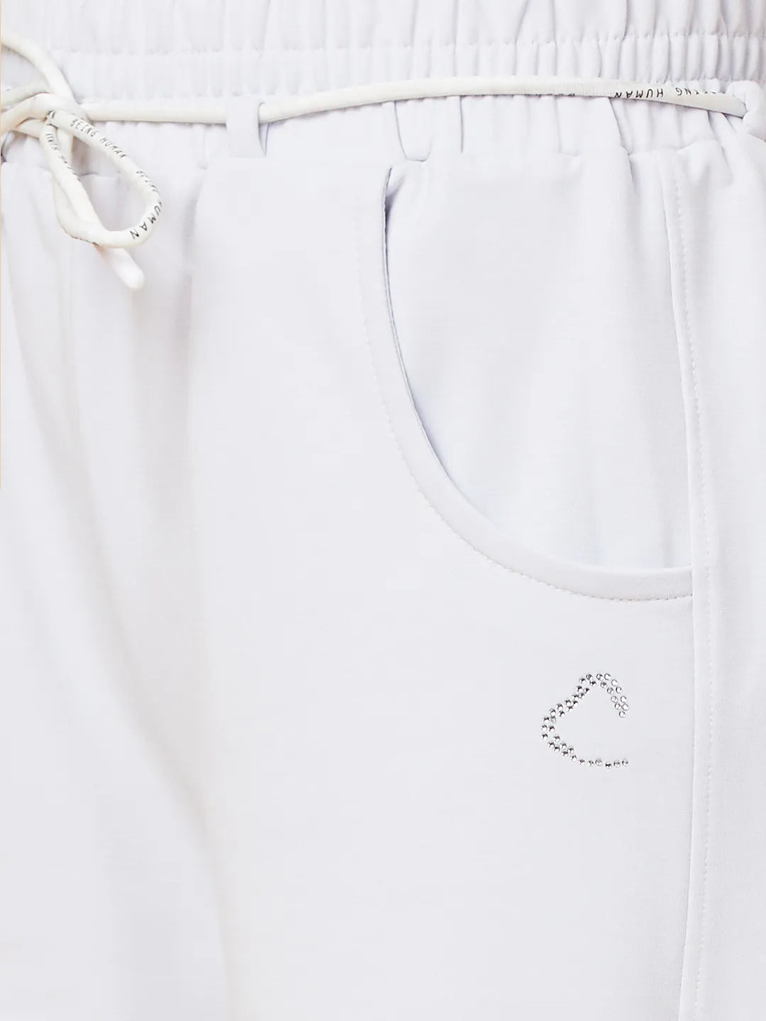 Being Human Clothing Womens-Bottom Track Ice Grey