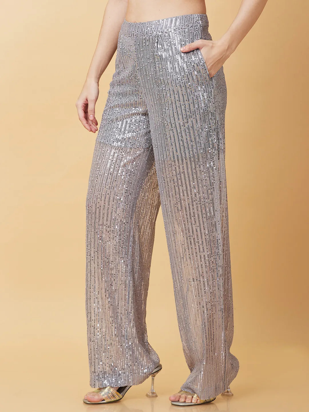 Being Human Clothing Womens-Bottom Track Grey