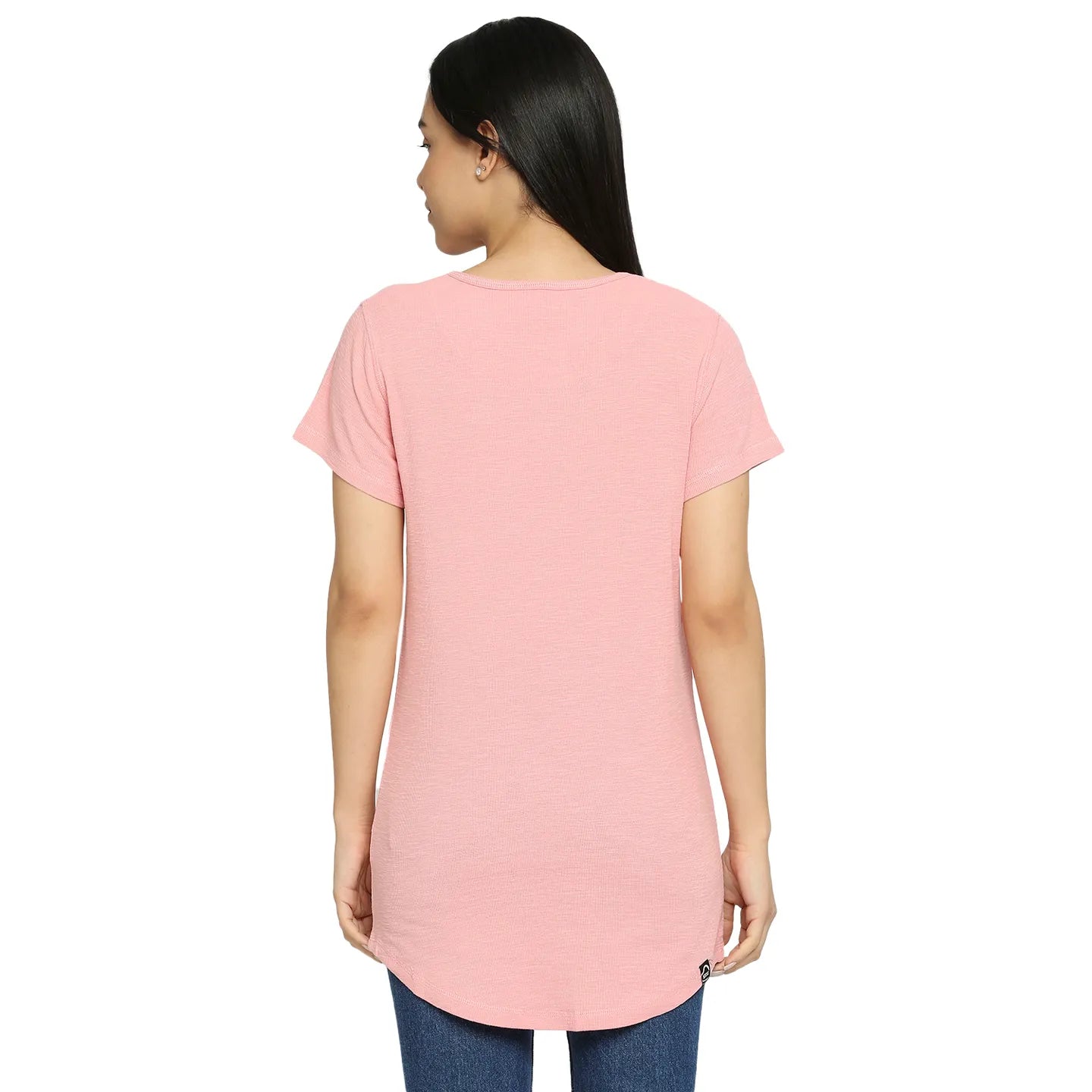 Being Human Clothing Women Easy Fit Crew Neck T-Shirts-Sweet Blossom