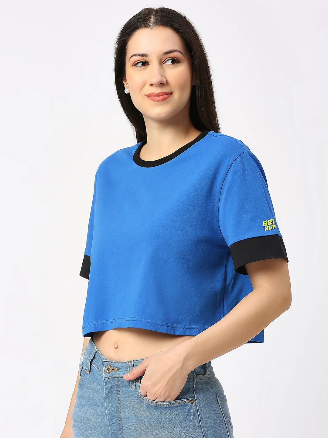 Being Human Clothingwomen Crew Neck Directoire Blue