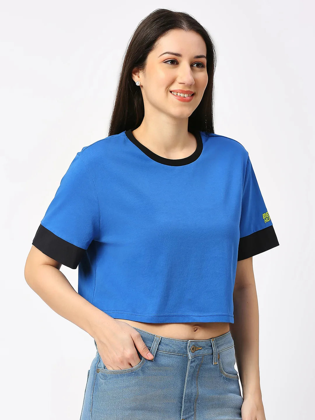 Being Human Clothingwomen Crew Neck Directoire Blue