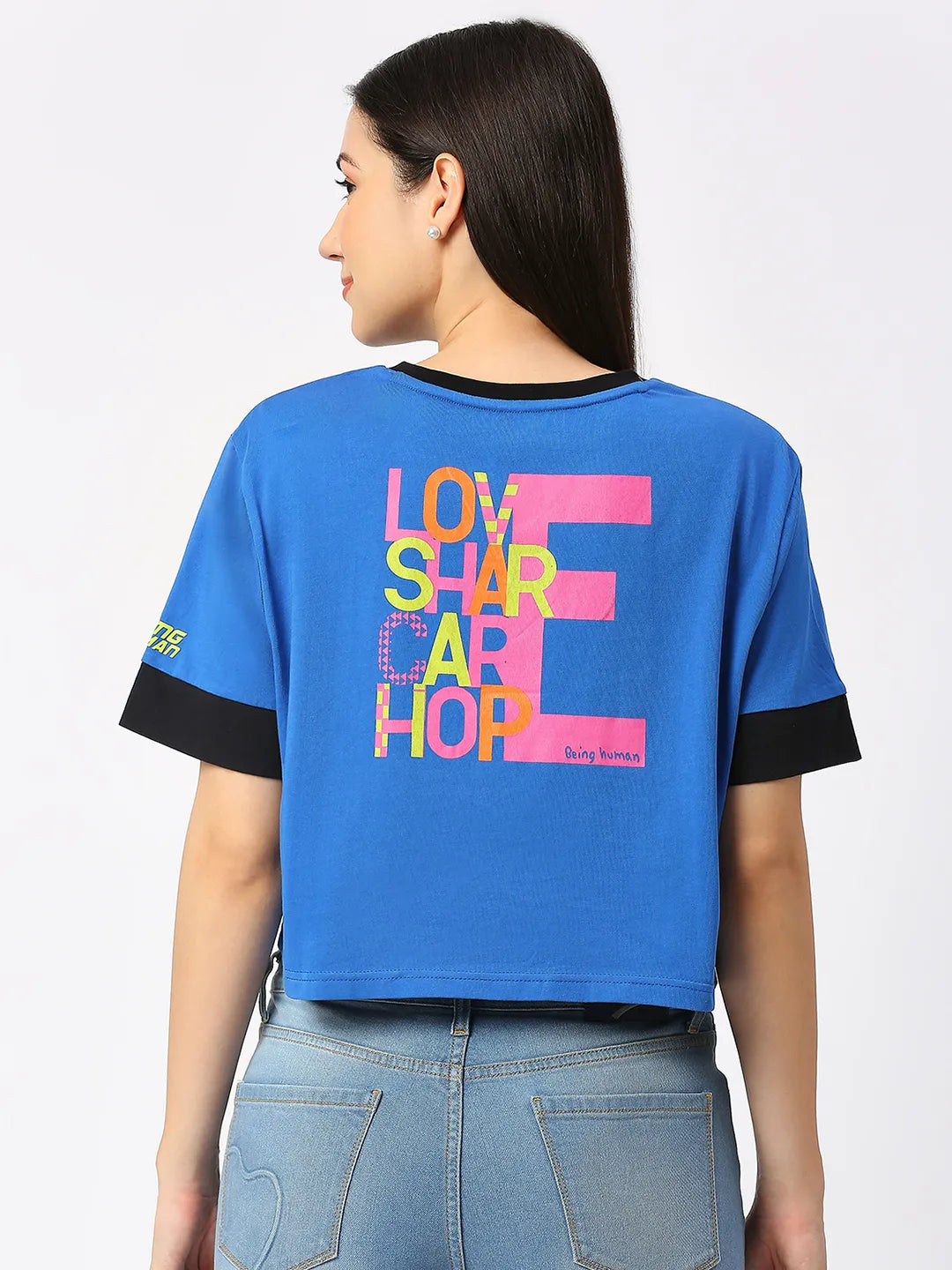 Being Human Clothingwomen Crew Neck Directoire Blue