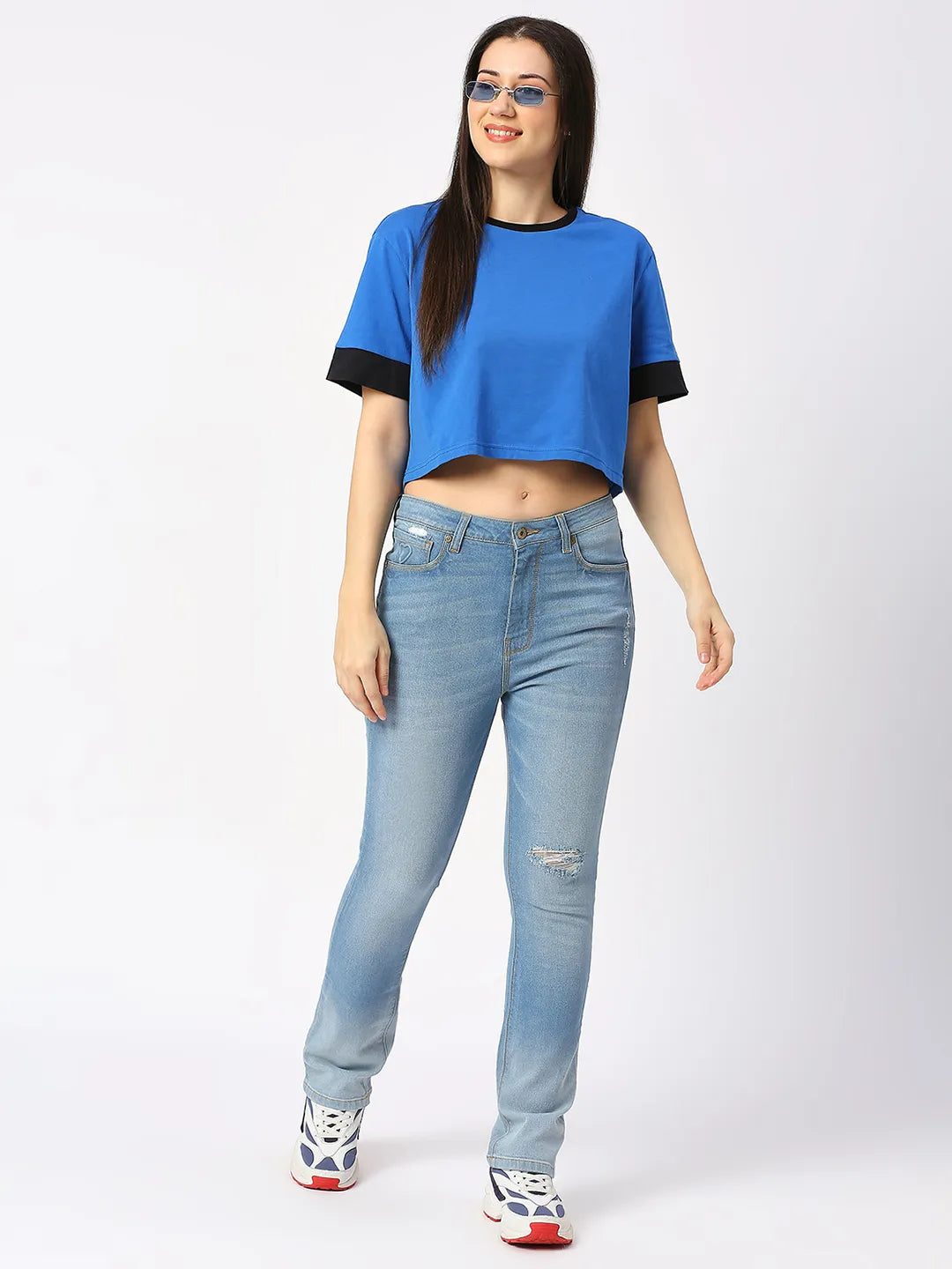 Being Human Clothingwomen Crew Neck Directoire Blue