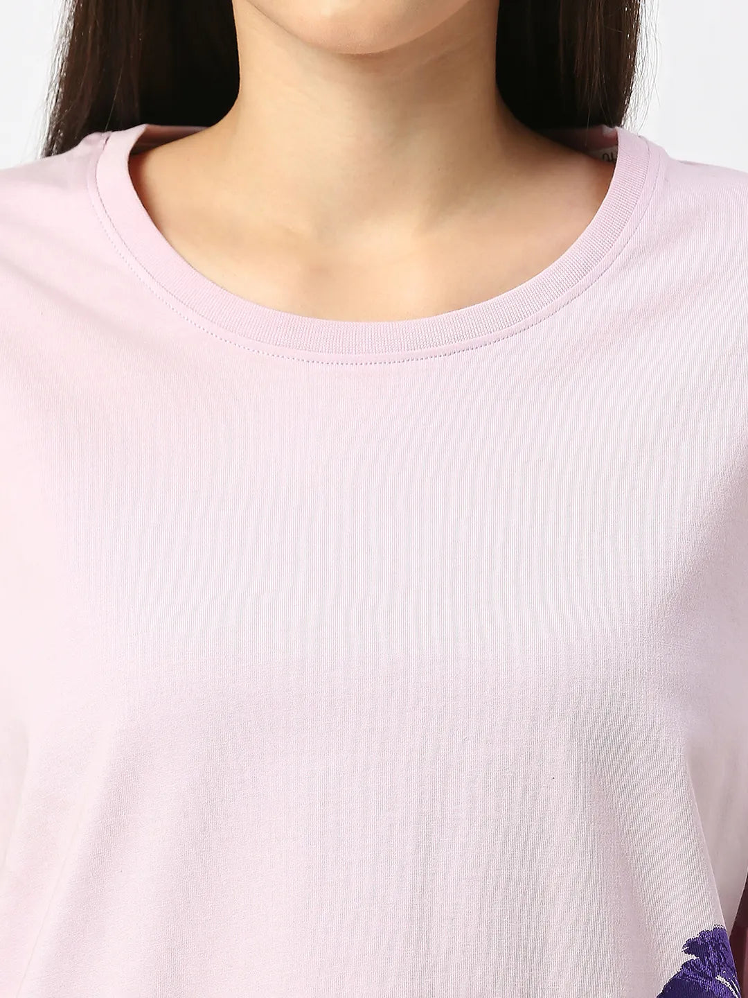 Being Human ClothingWomen CREW NECK PASTEL LILAC by Being Human Clothing