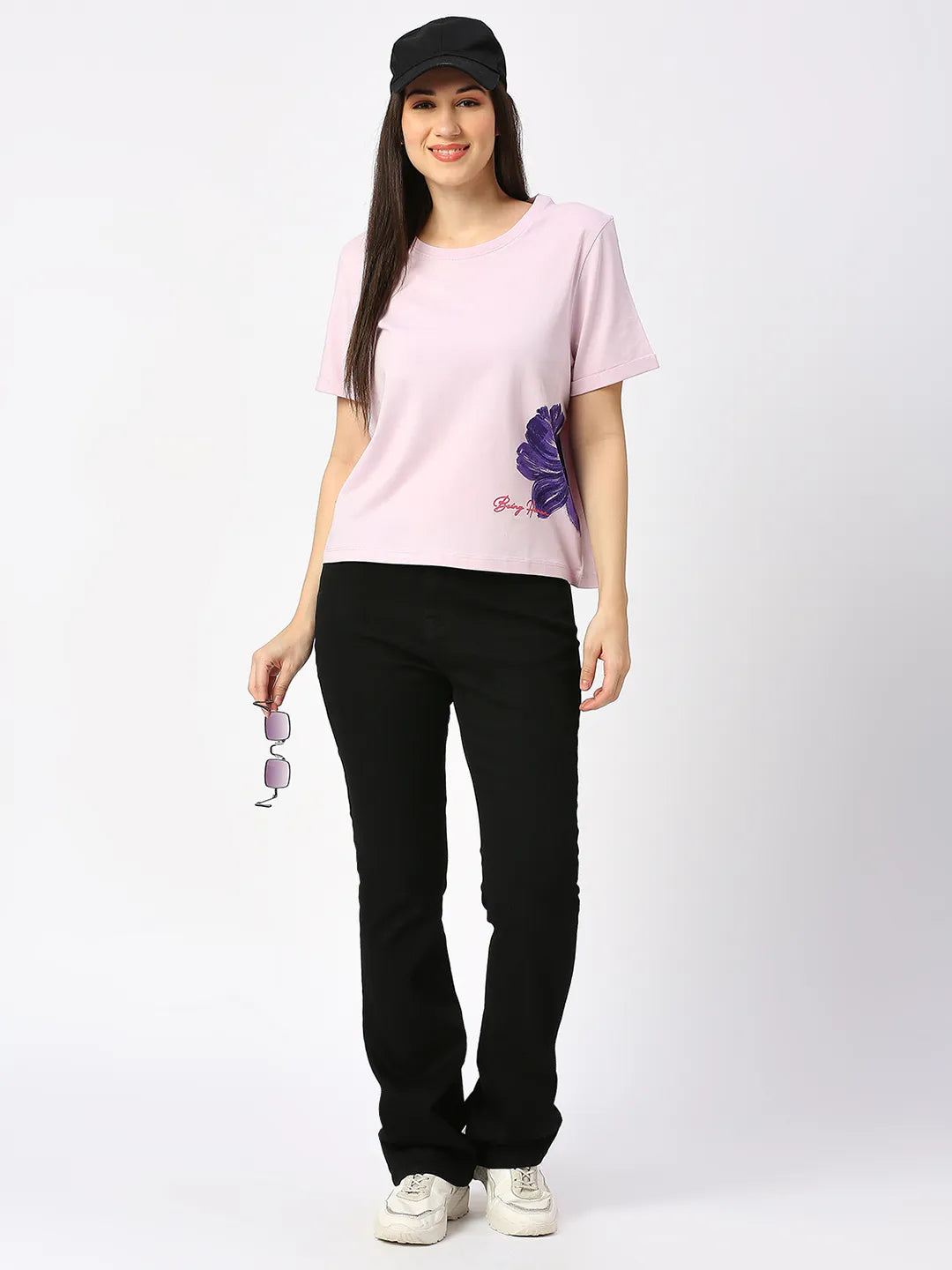 Being Human ClothingWomen CREW NECK PASTEL LILAC by Being Human Clothing