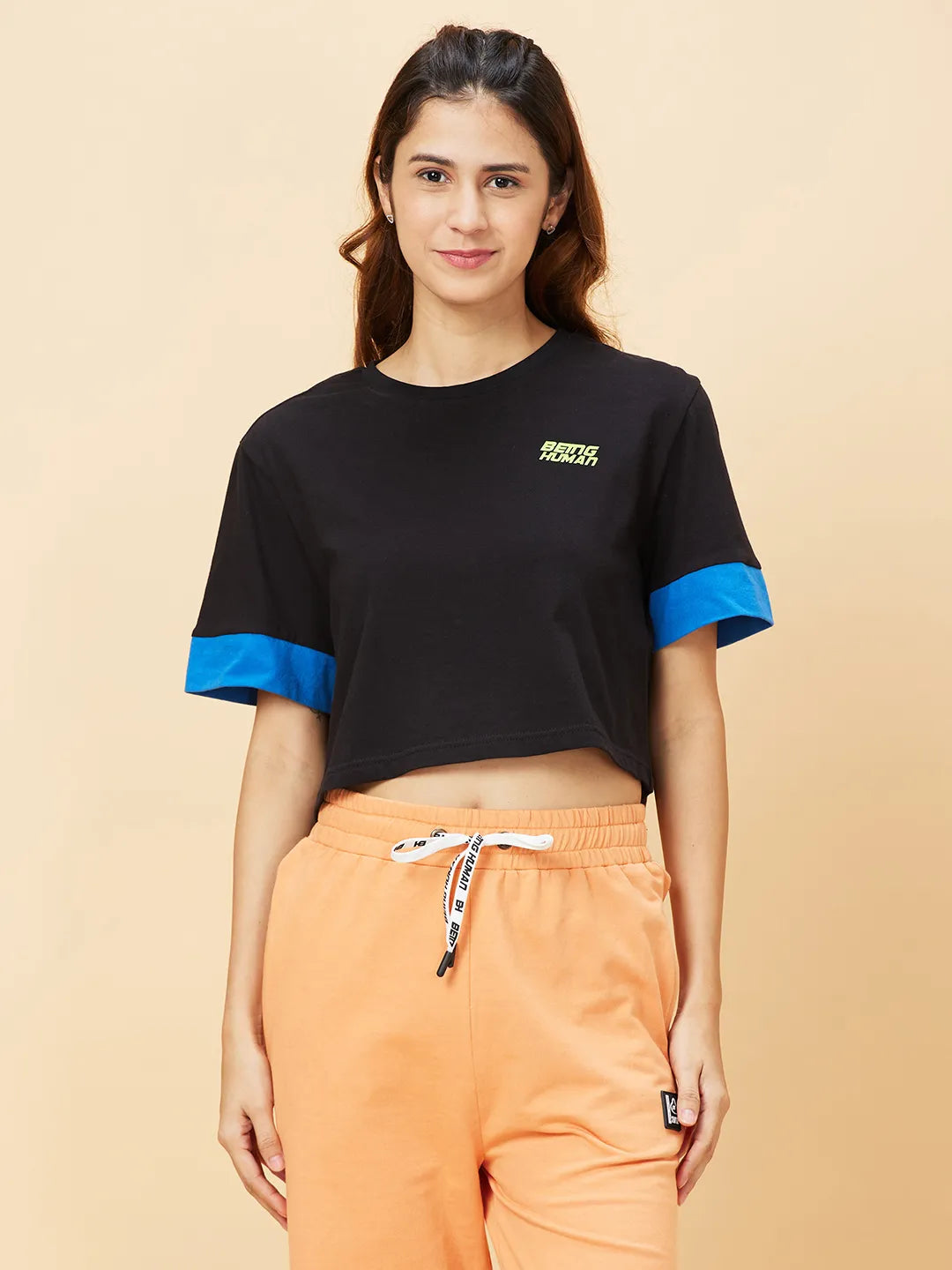 Being Human Clothingwomen Crew Neck Black Beauty