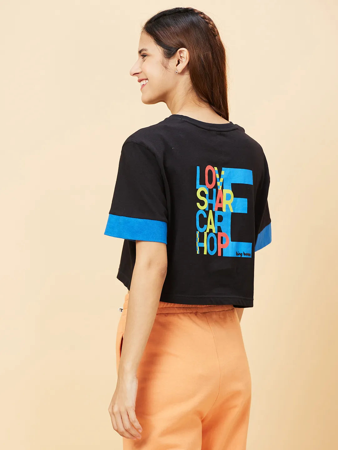 Being Human Clothingwomen Crew Neck Black Beauty