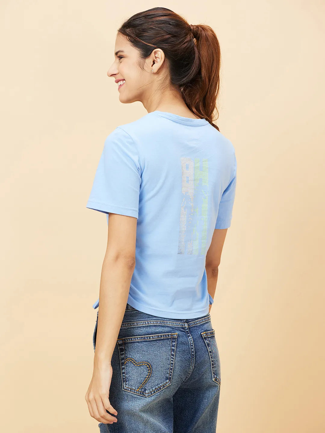 Being Human Clothingwomen Crew Neck Cashmere Blue