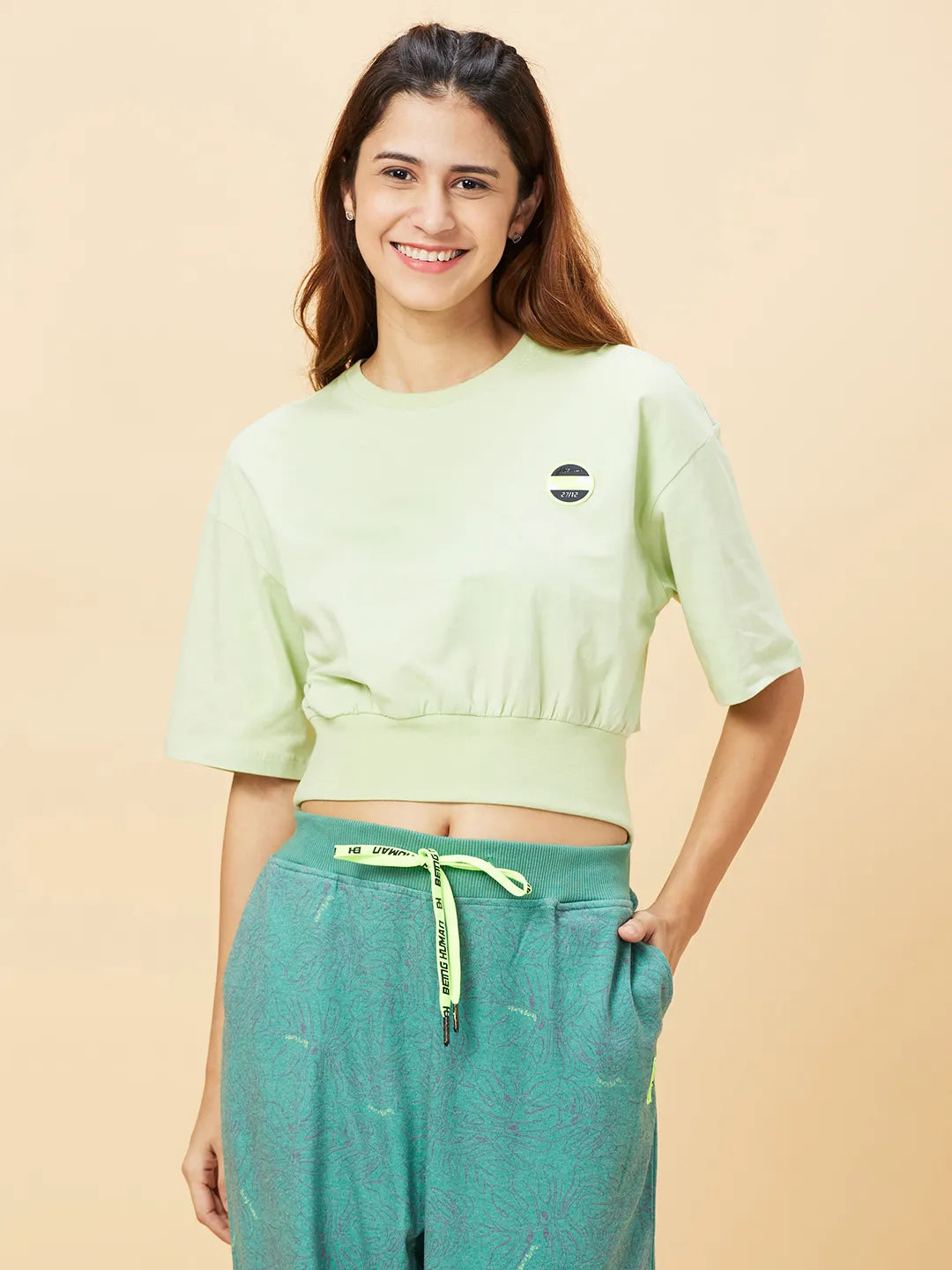 Being Human Clothingwomen Crew Neck Seafoam Green