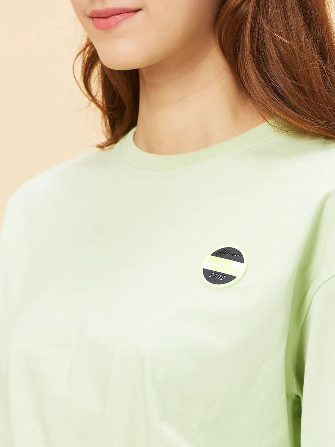 Being Human Clothingwomen Crew Neck Seafoam Green